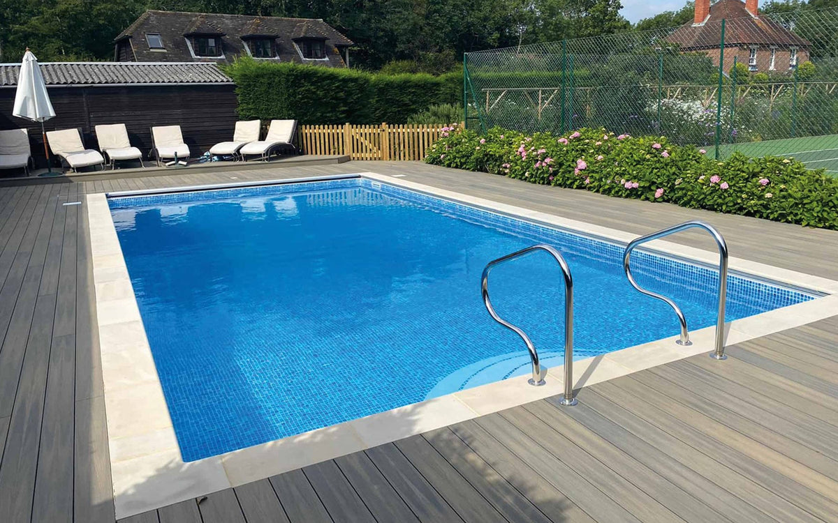 poolside composite decking