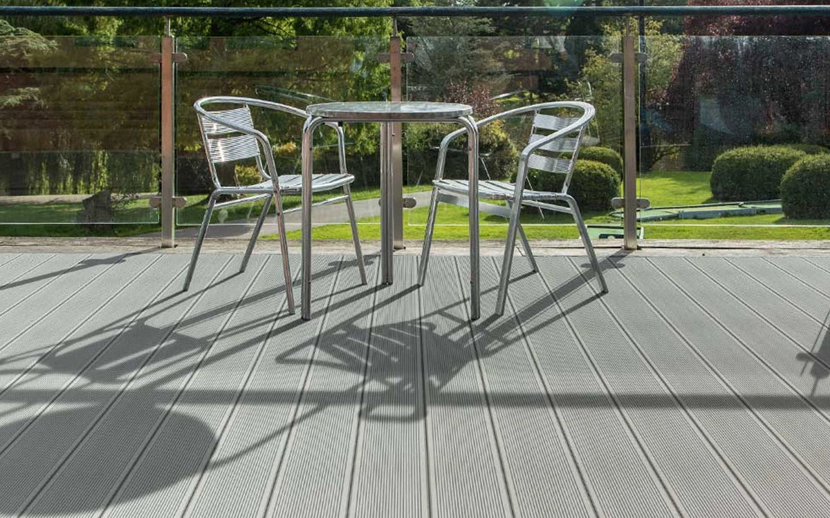 crewe pavilion grey composite decking
