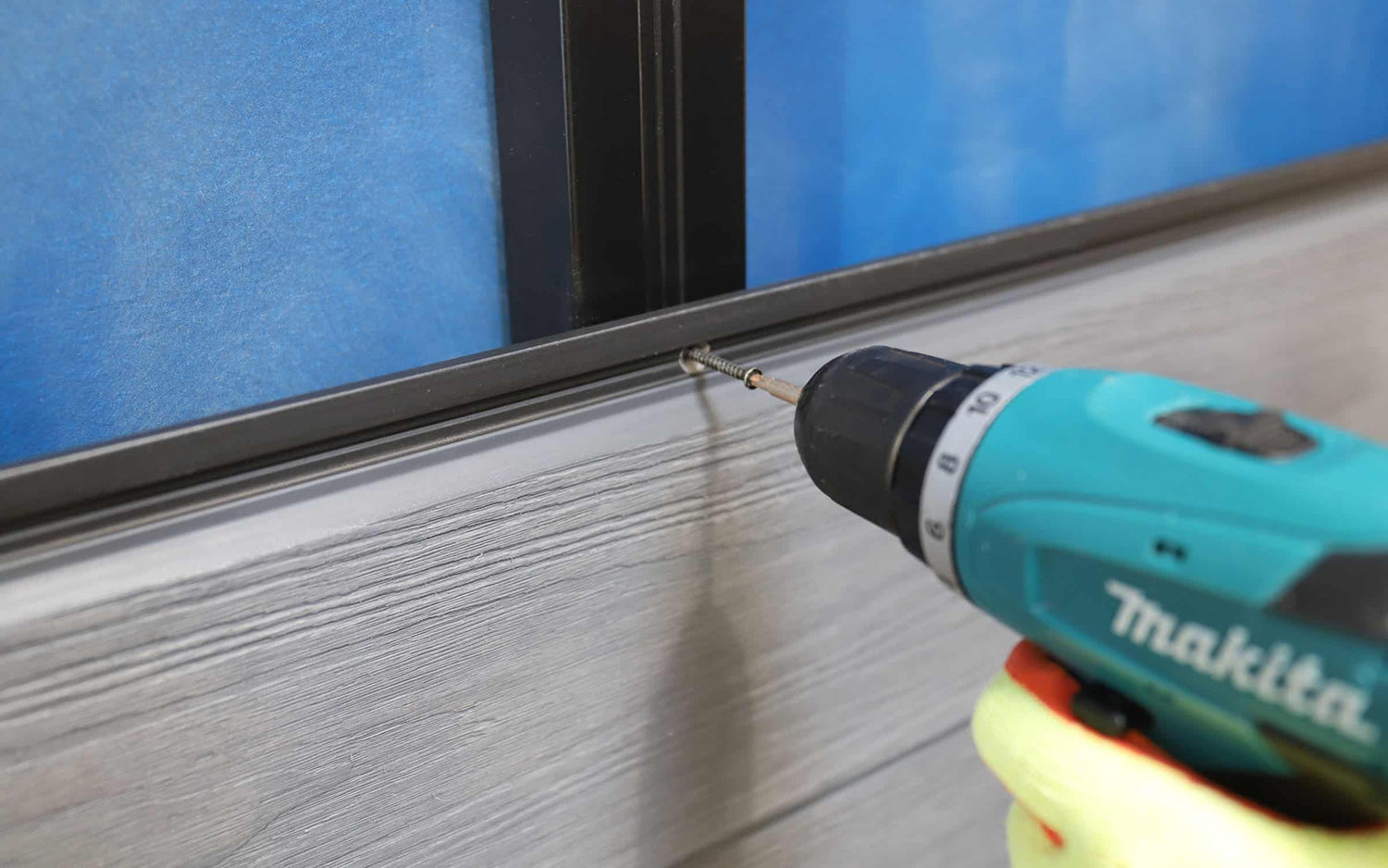 composite cladding subframe installation