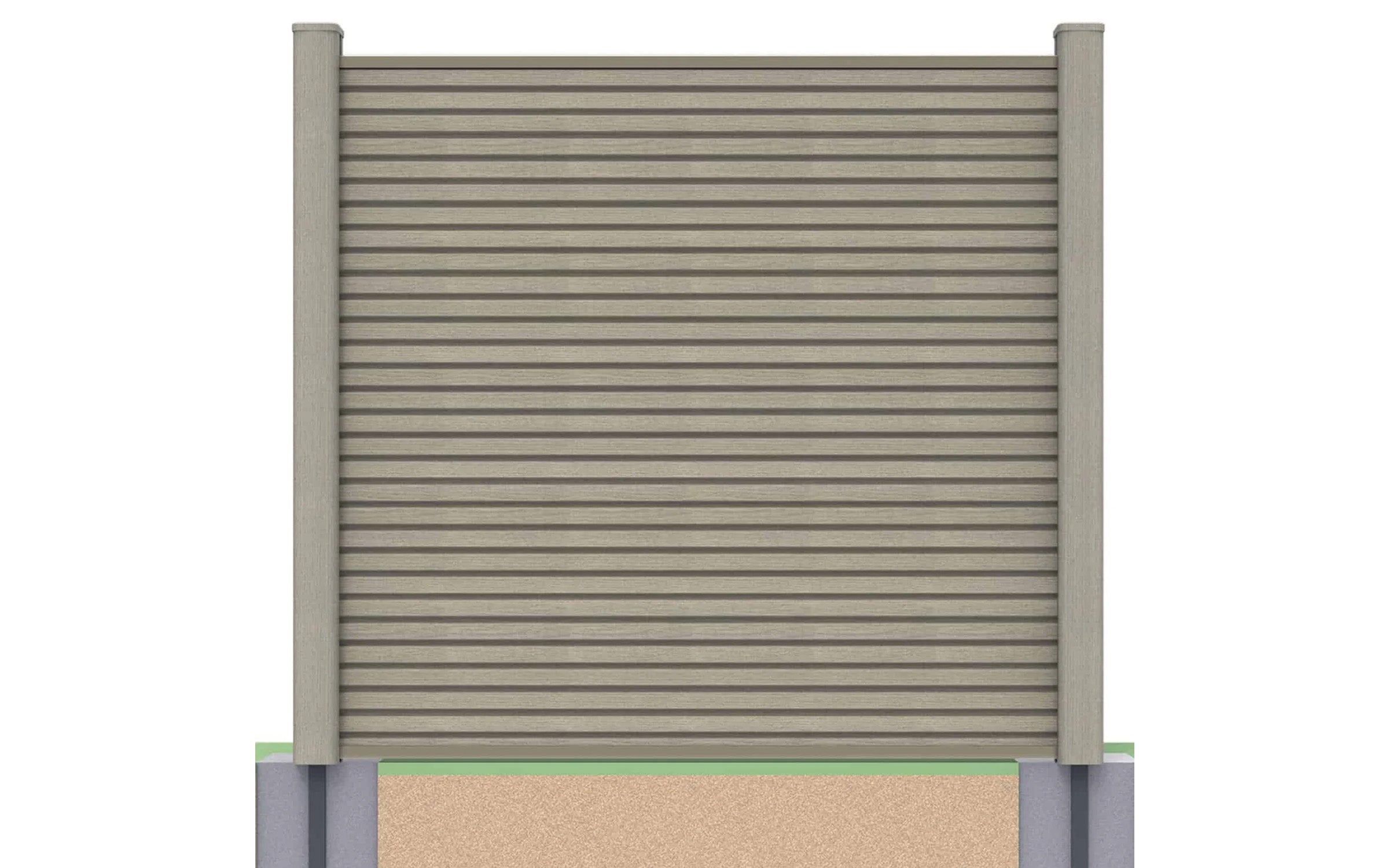install composite fence posts into soft ground