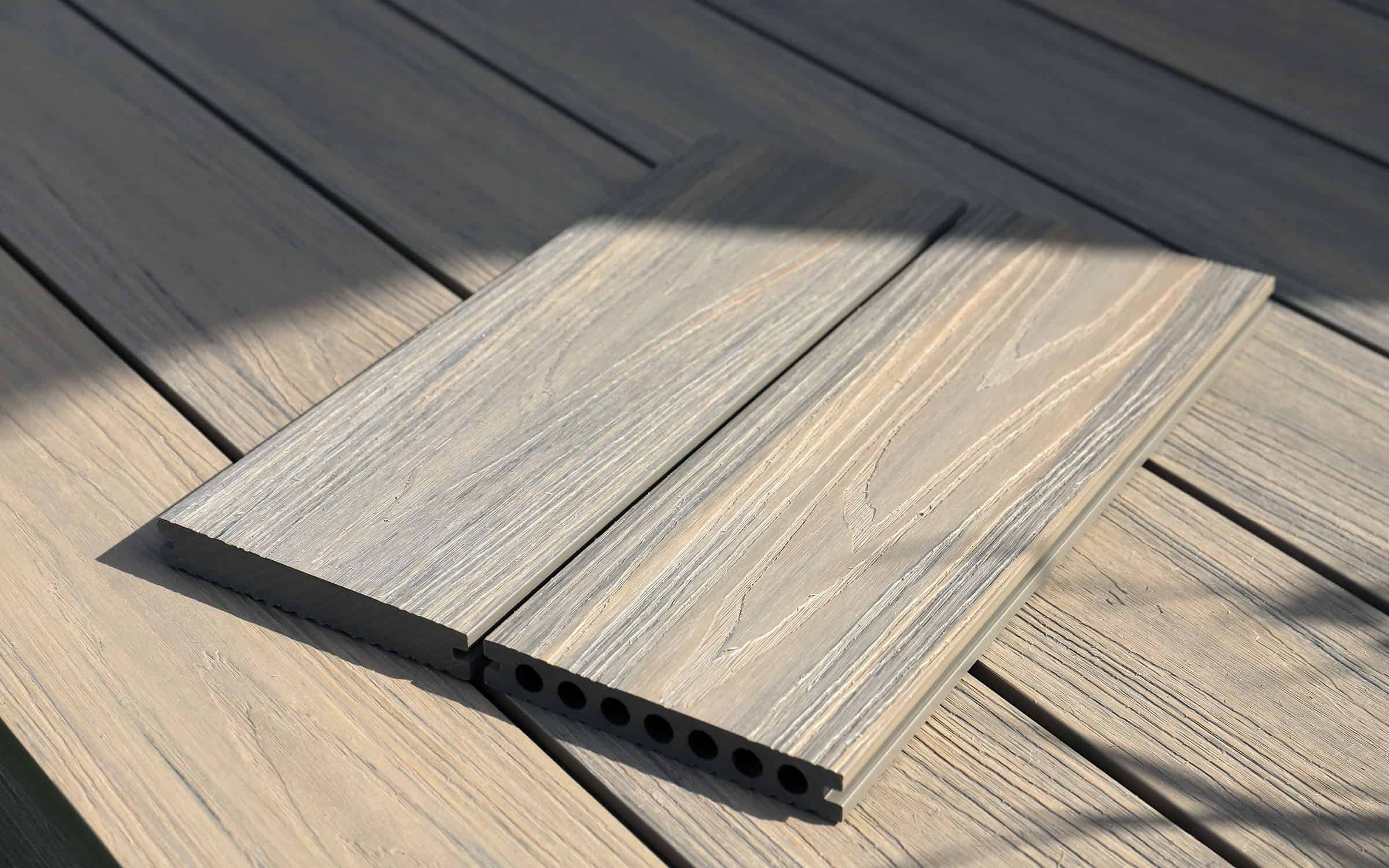 traditional vs capped composite decking