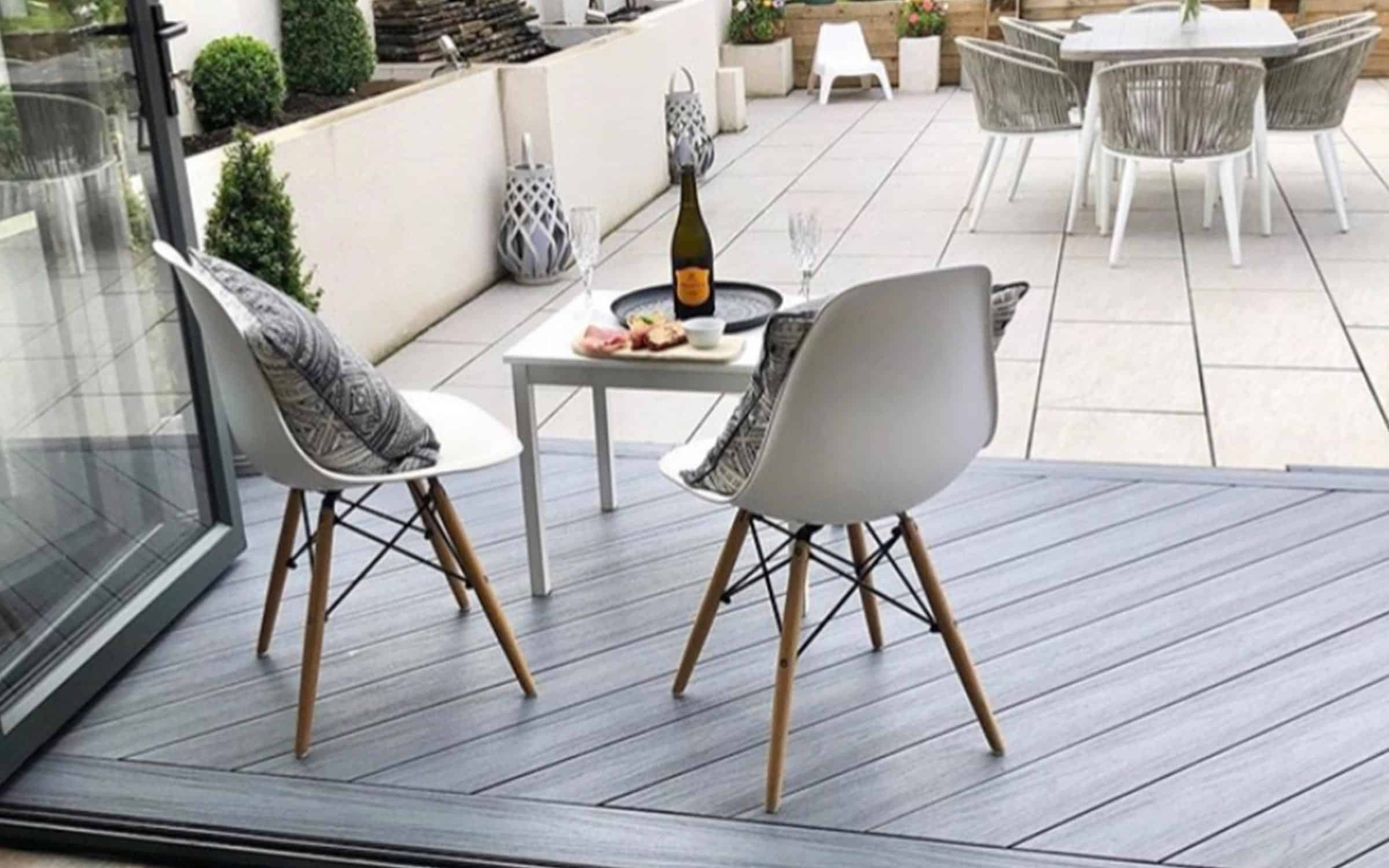 deluxe grey patio decking