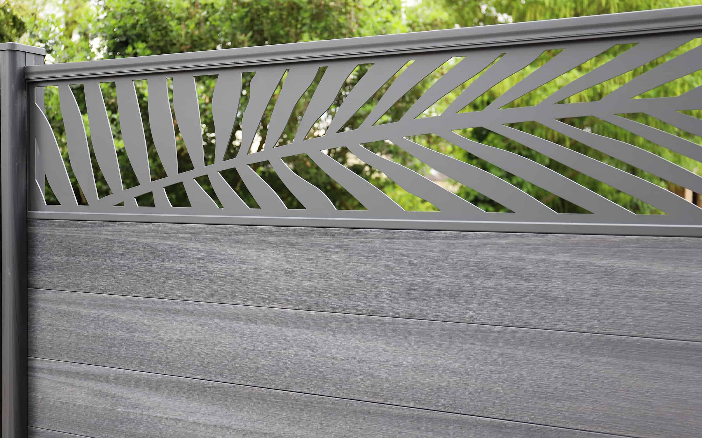 composite fencing trellis top options