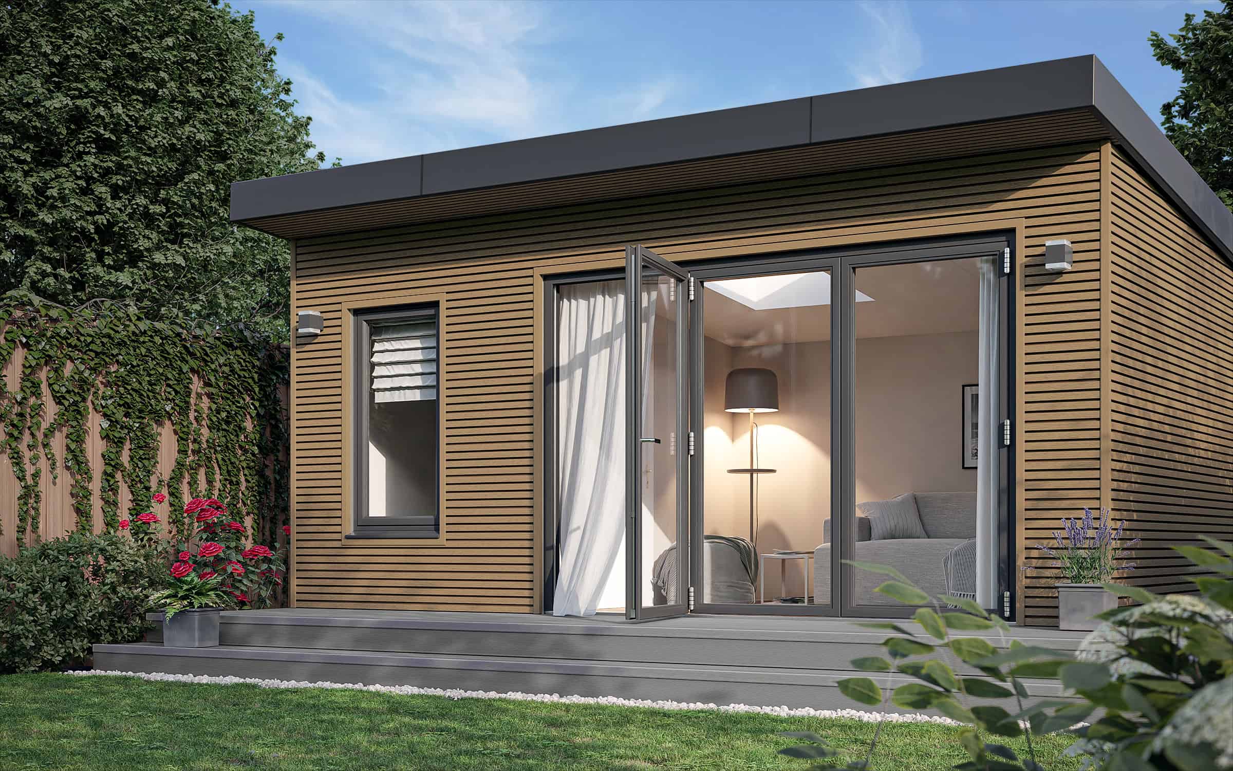 oak composite cladding