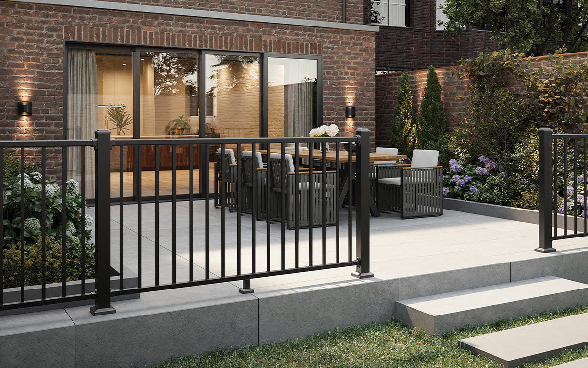 how to install aluminium balustrade spindle railings