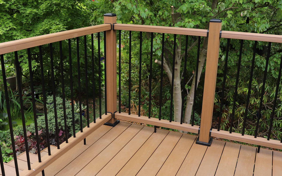 teak composite balustrades