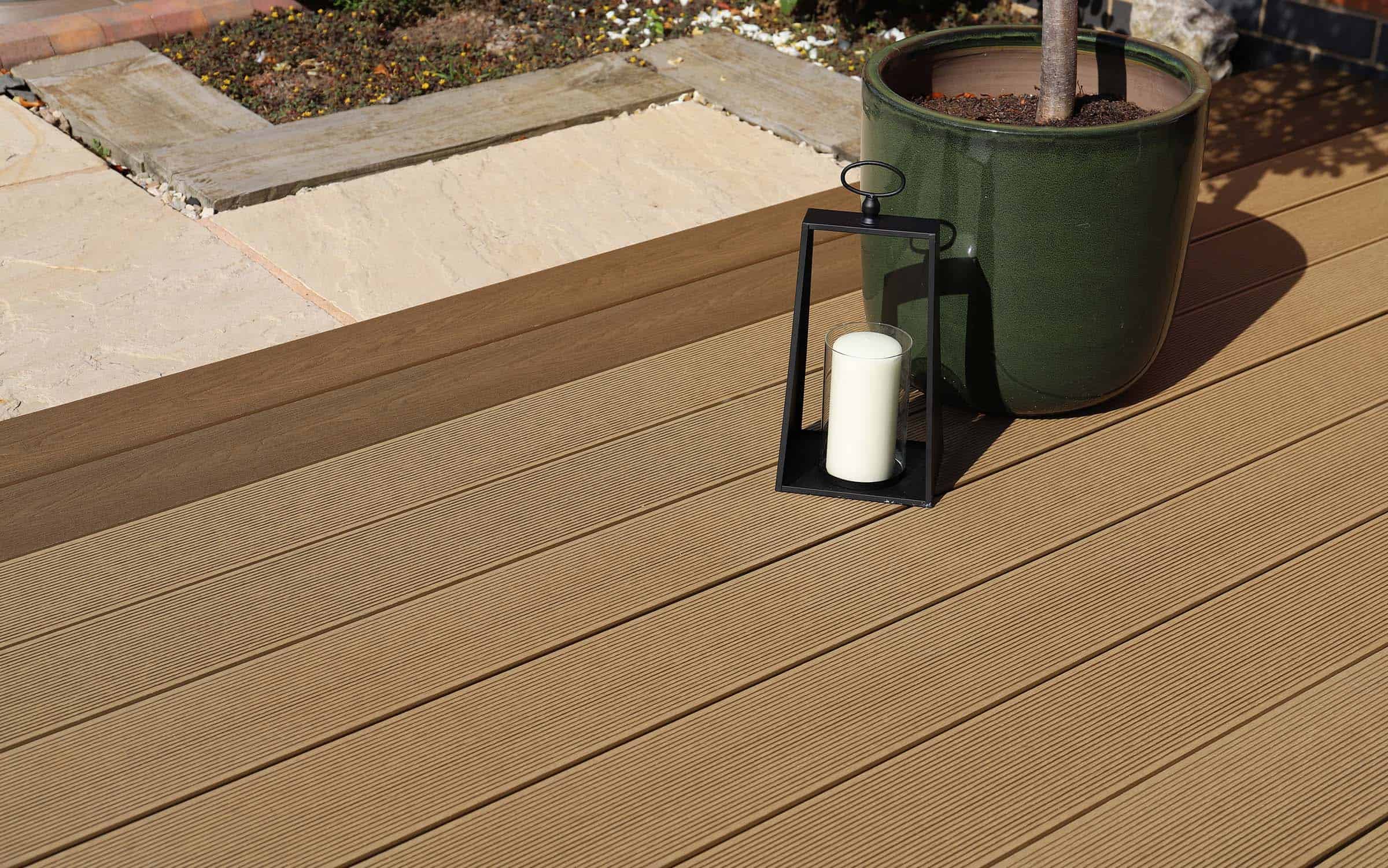 teak composite decking