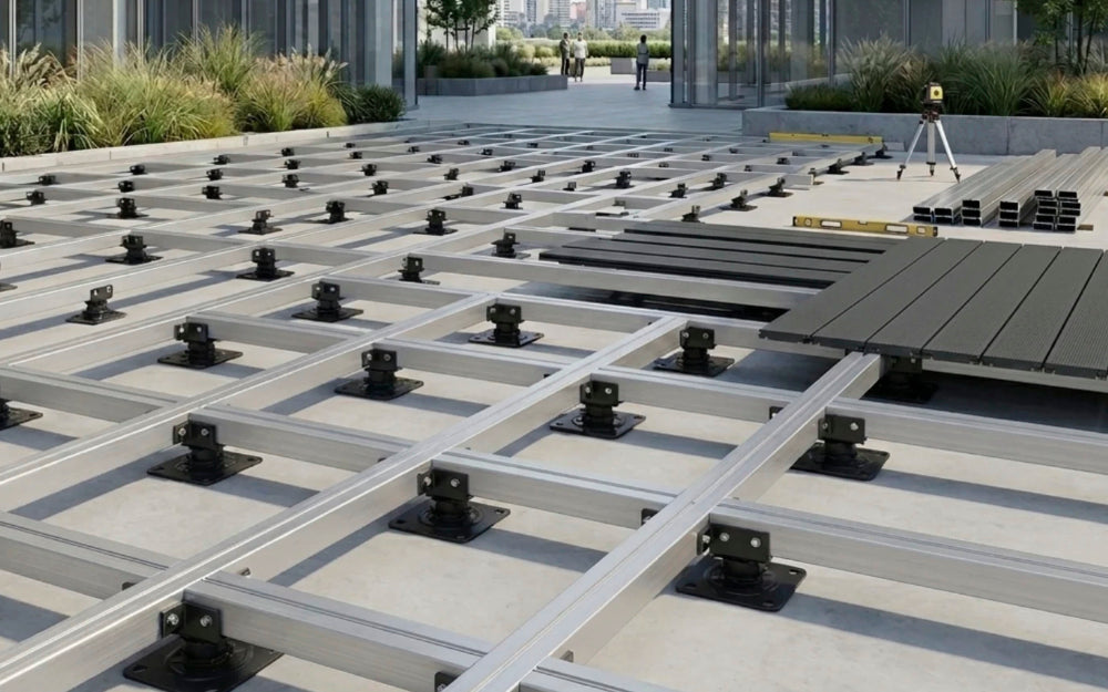 How To Install An Aluminium Decking Subframe
