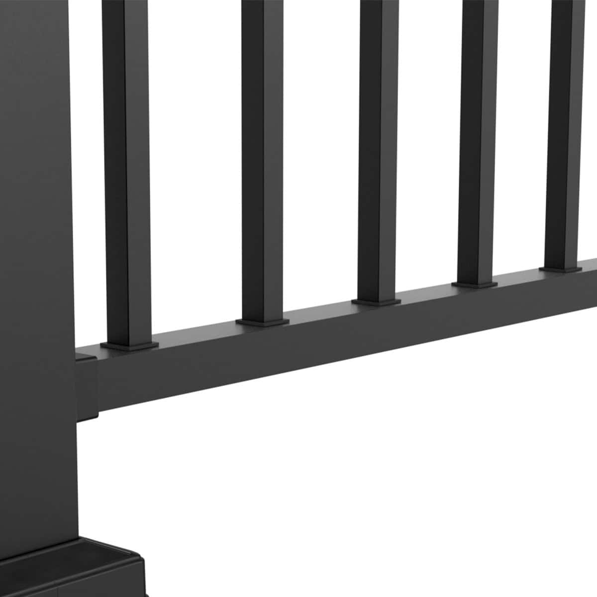 Aluminium Balustrade Spindle Straight Railing - Spindle Detail