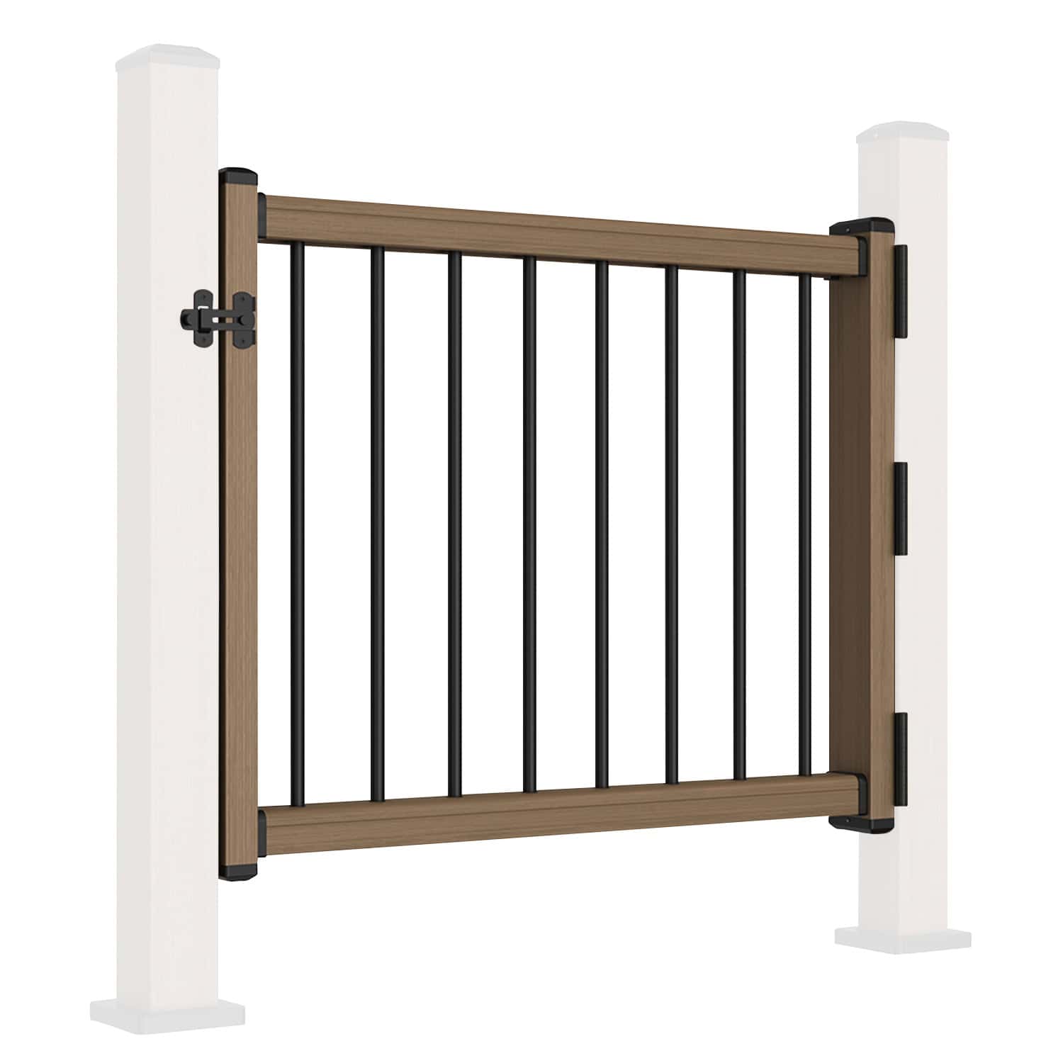 NeoTimber Composite Balustrade Gate - Angled - Oak