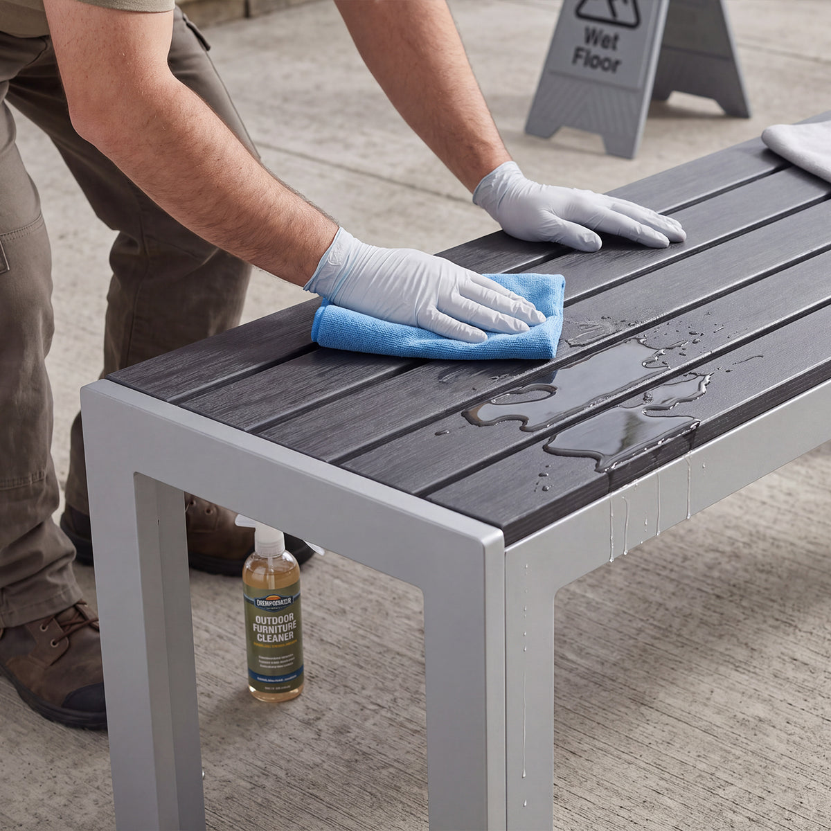 Composite Bench – Easy-to-Clean, Stain-Resistant Capped Composite Surface