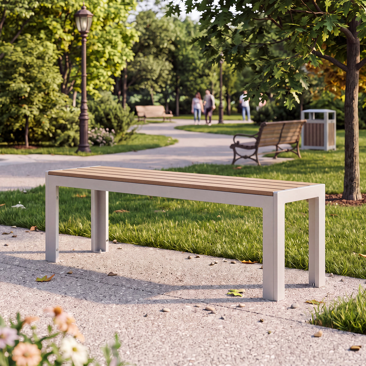 Composite Bench - Lightweight Seating for Campuses, Attractions, Workspaces and Outdoor Areas