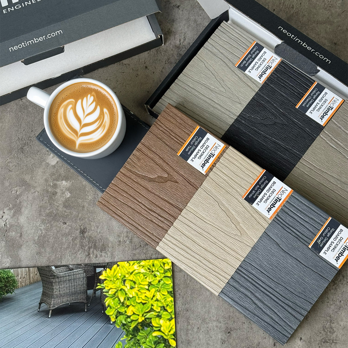 NeoTimber Composite Decking Calculator - Order Free Samples