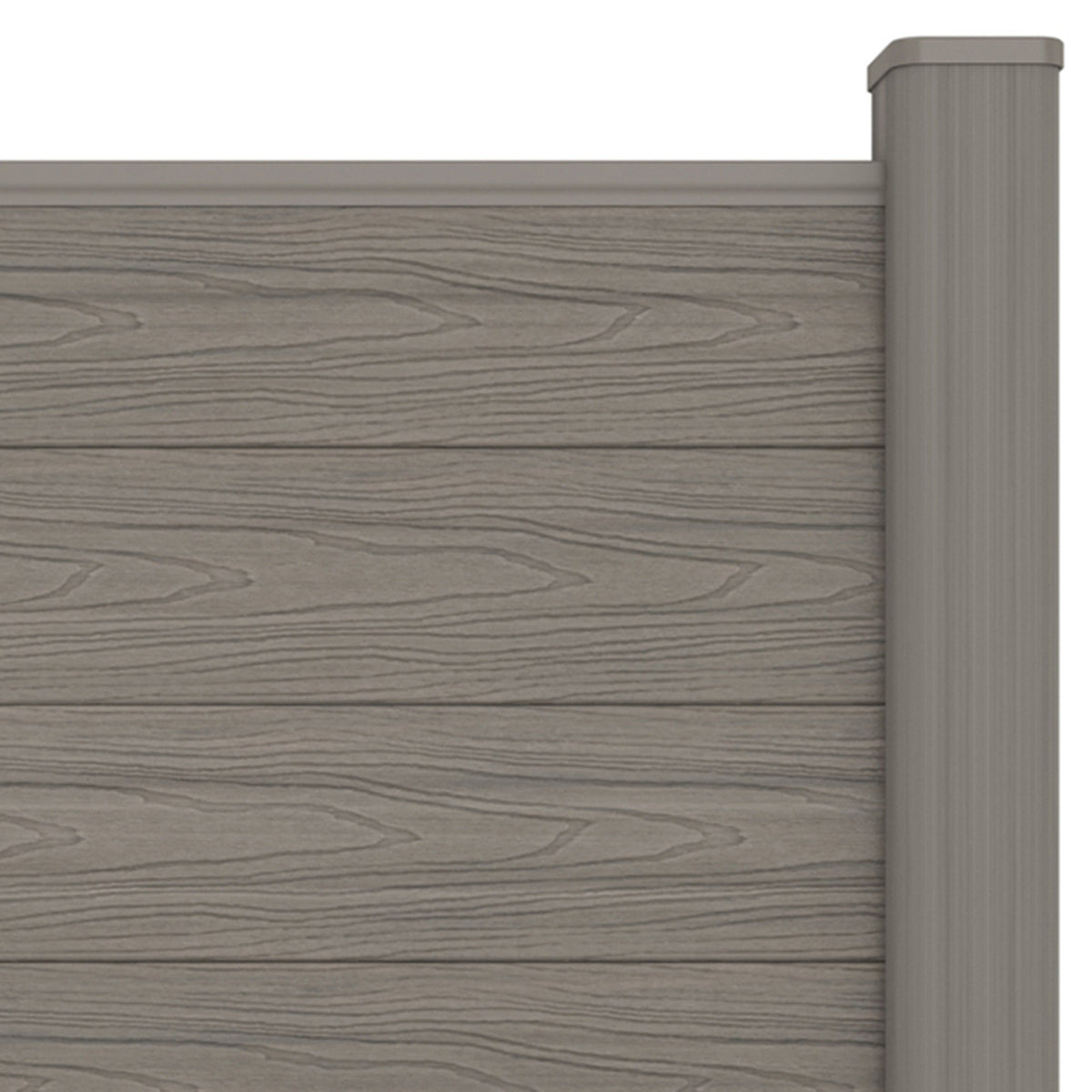 NeoTimber Deluxe Composite Fence Panel Set - Antique