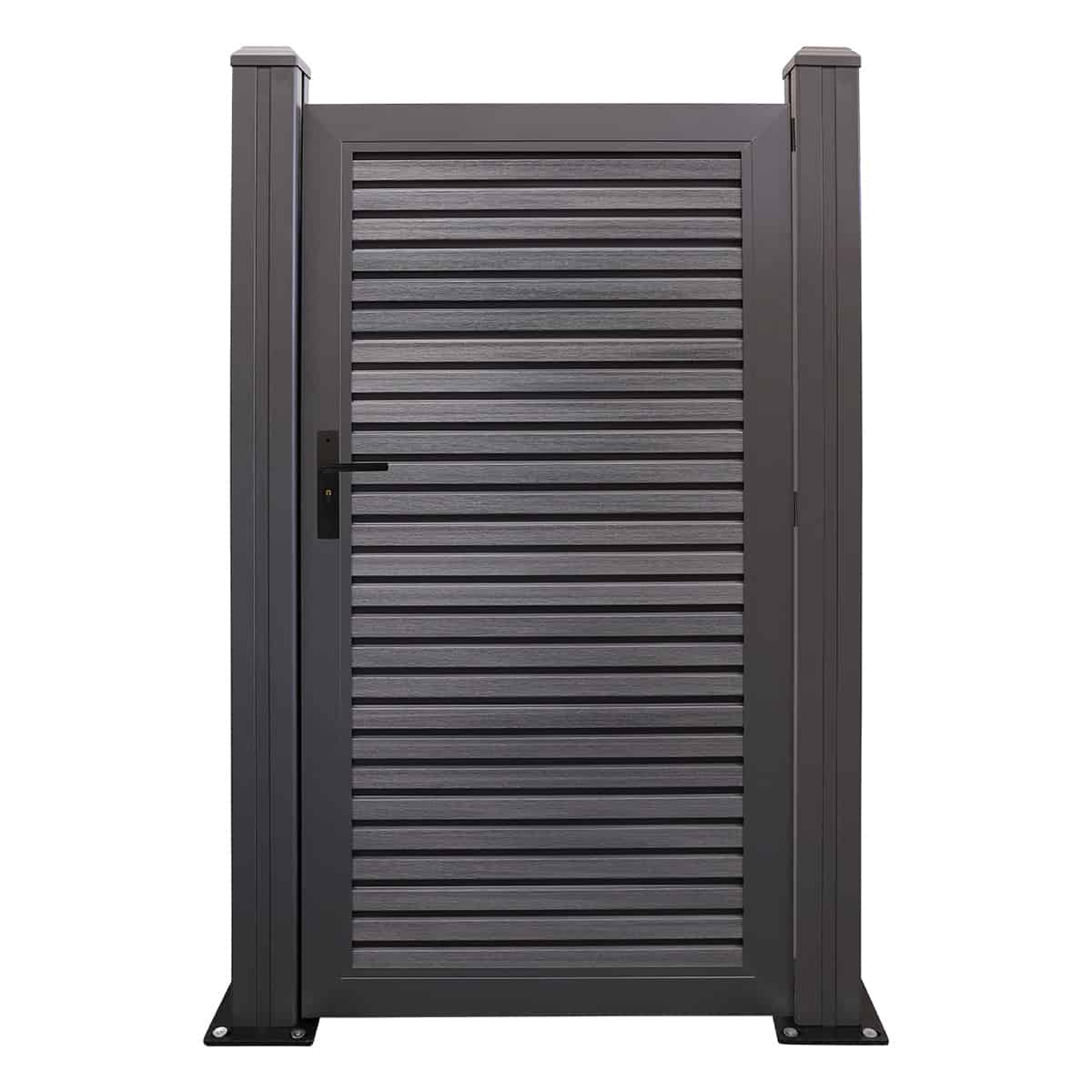 NeoTimber Slatted Composite Gate - Grey