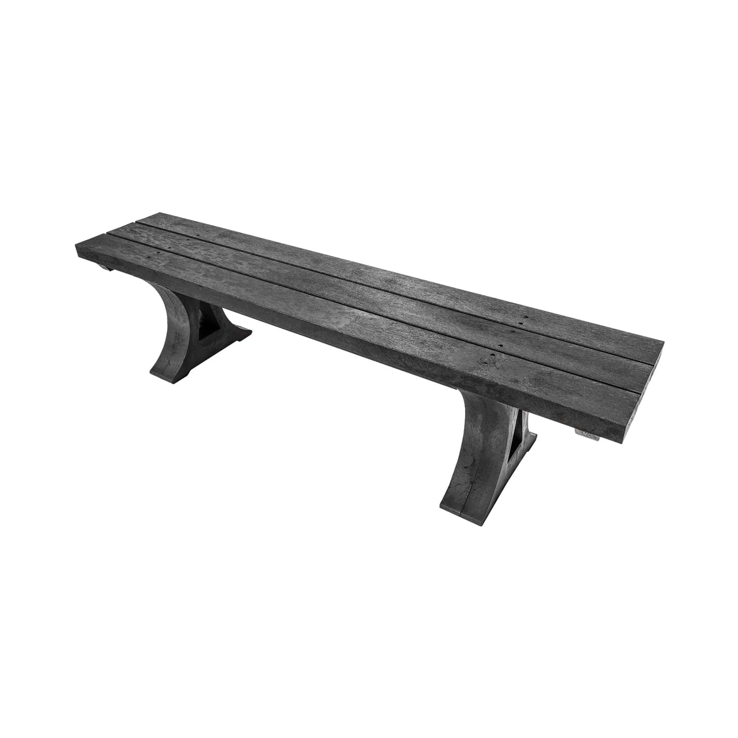 NeoTimber Recycled Plastic Moulded Bench Without Backrest