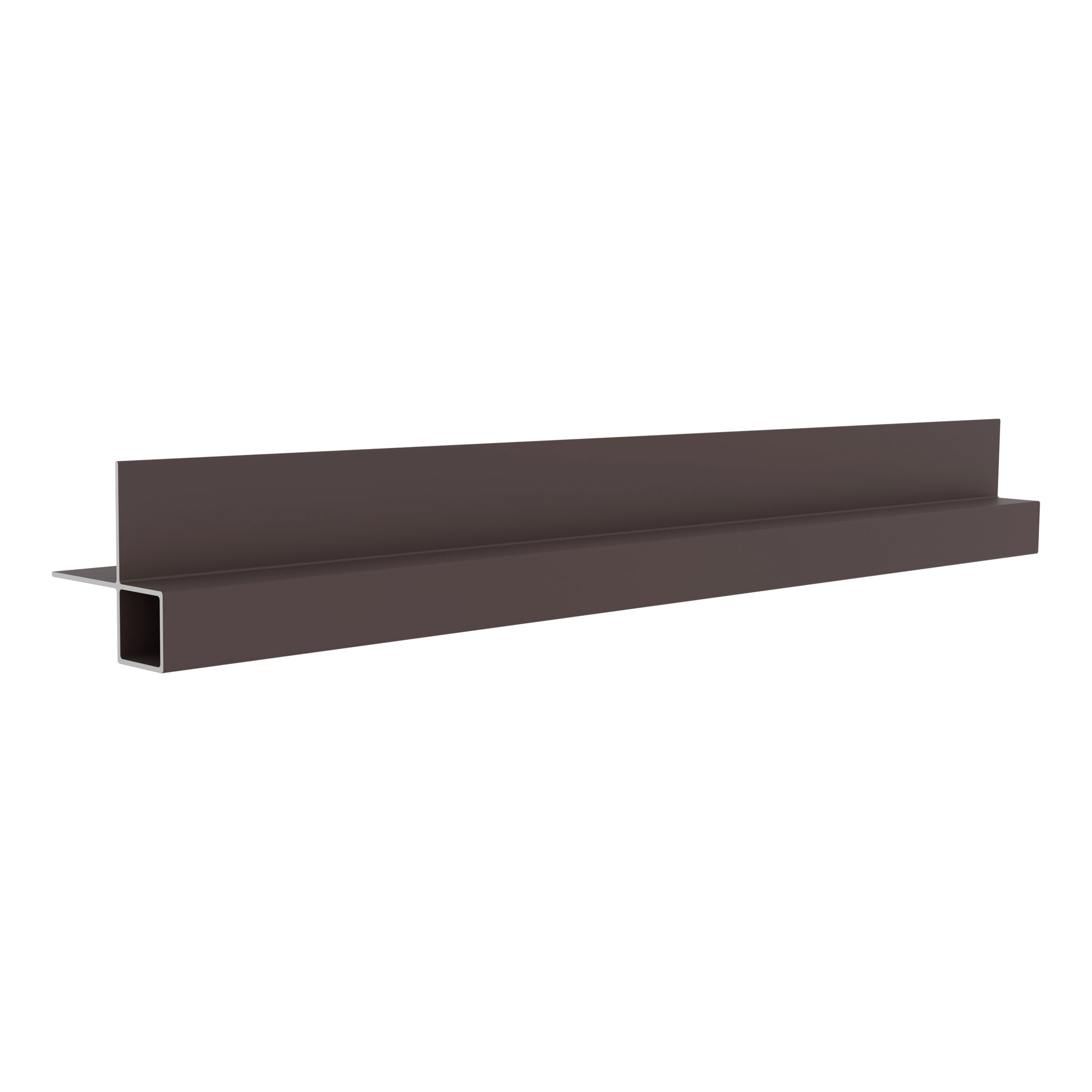 NeoTimber Classic & Deluxe Composite Cladding External Corner Trim – Chocolate – Angled Close Up