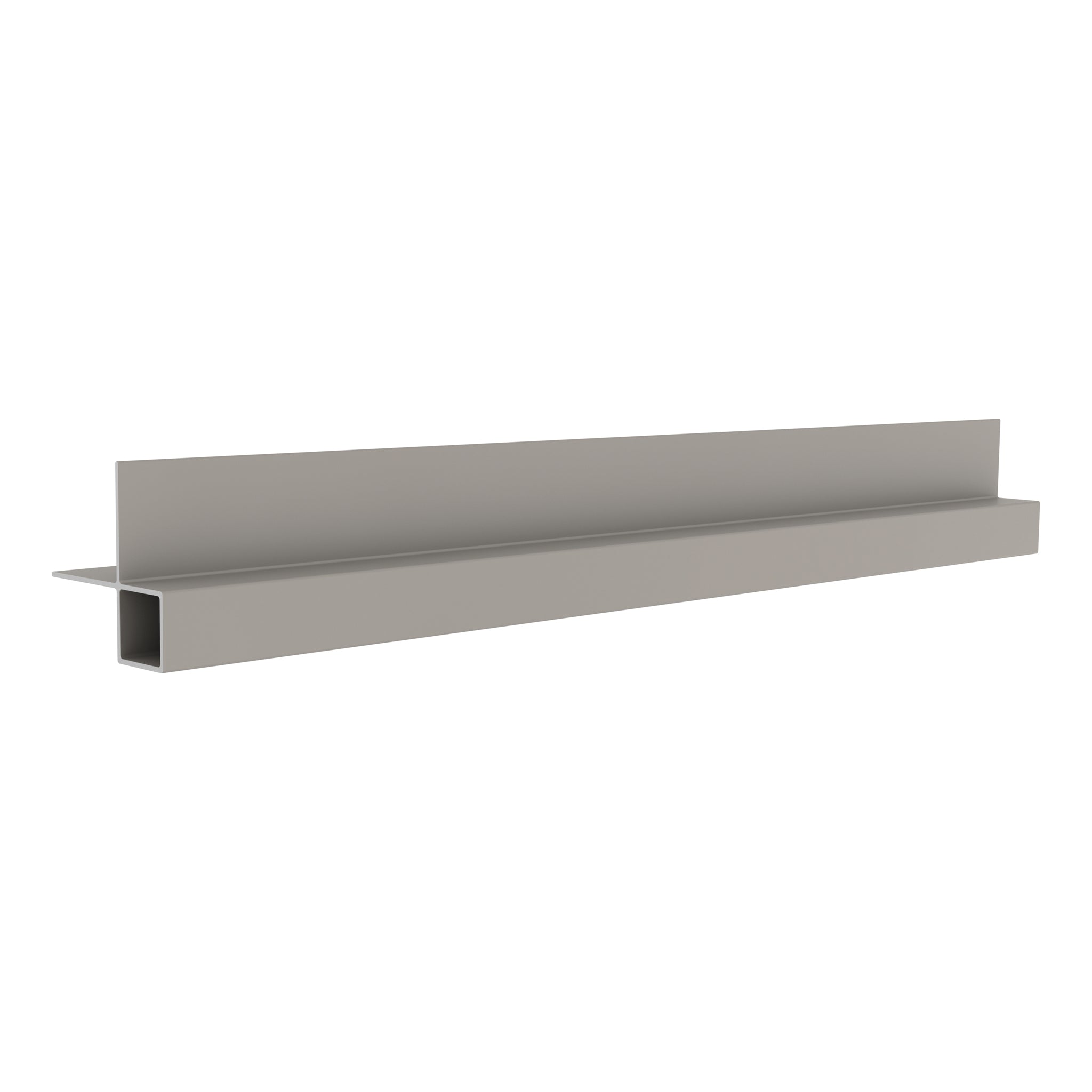 NeoTimber Classic & Deluxe Composite Cladding External Corner Trim – Silver Birch – Angled Close Up