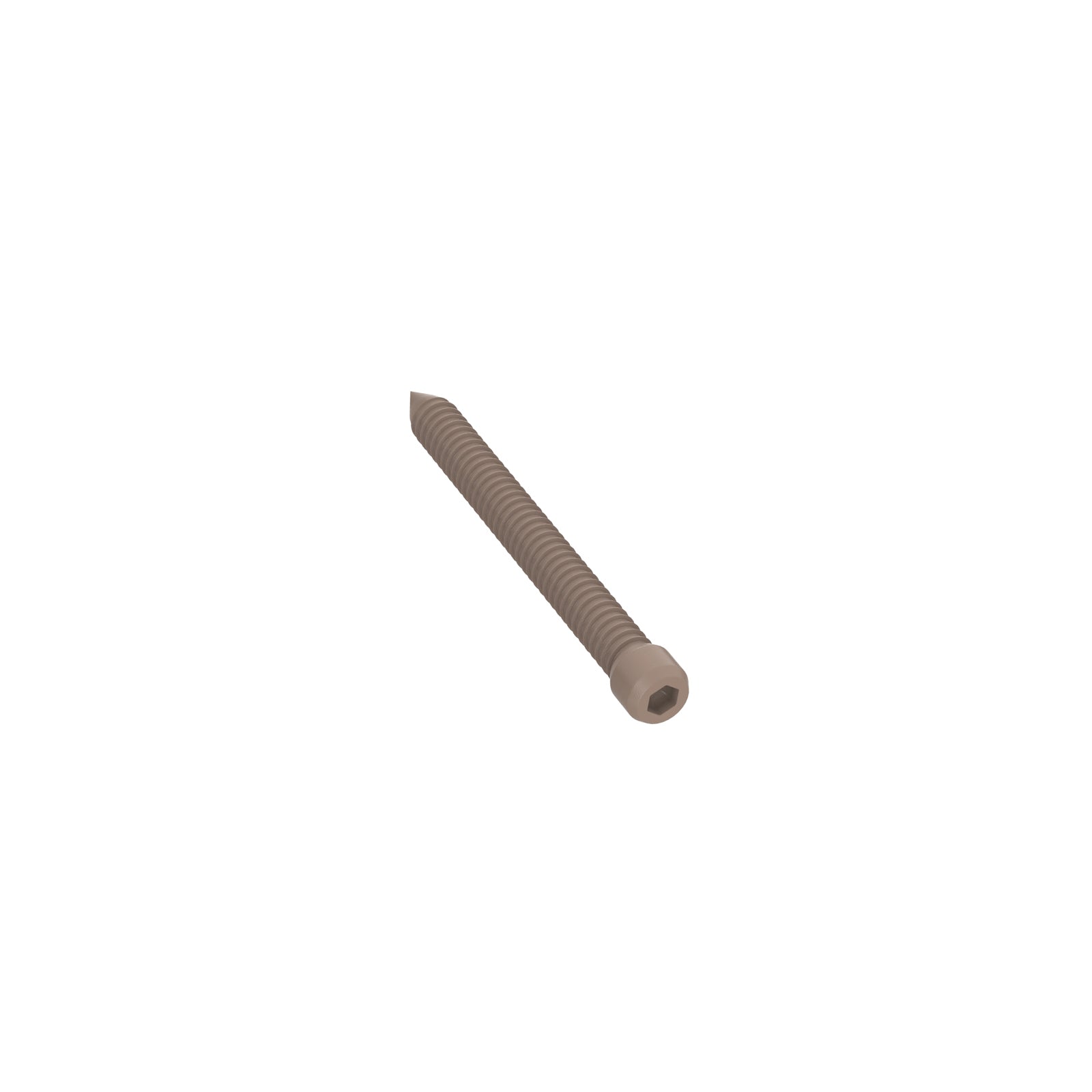 NeoTimber Coloured Composite Decking Screws – Oak - Angled Close Up