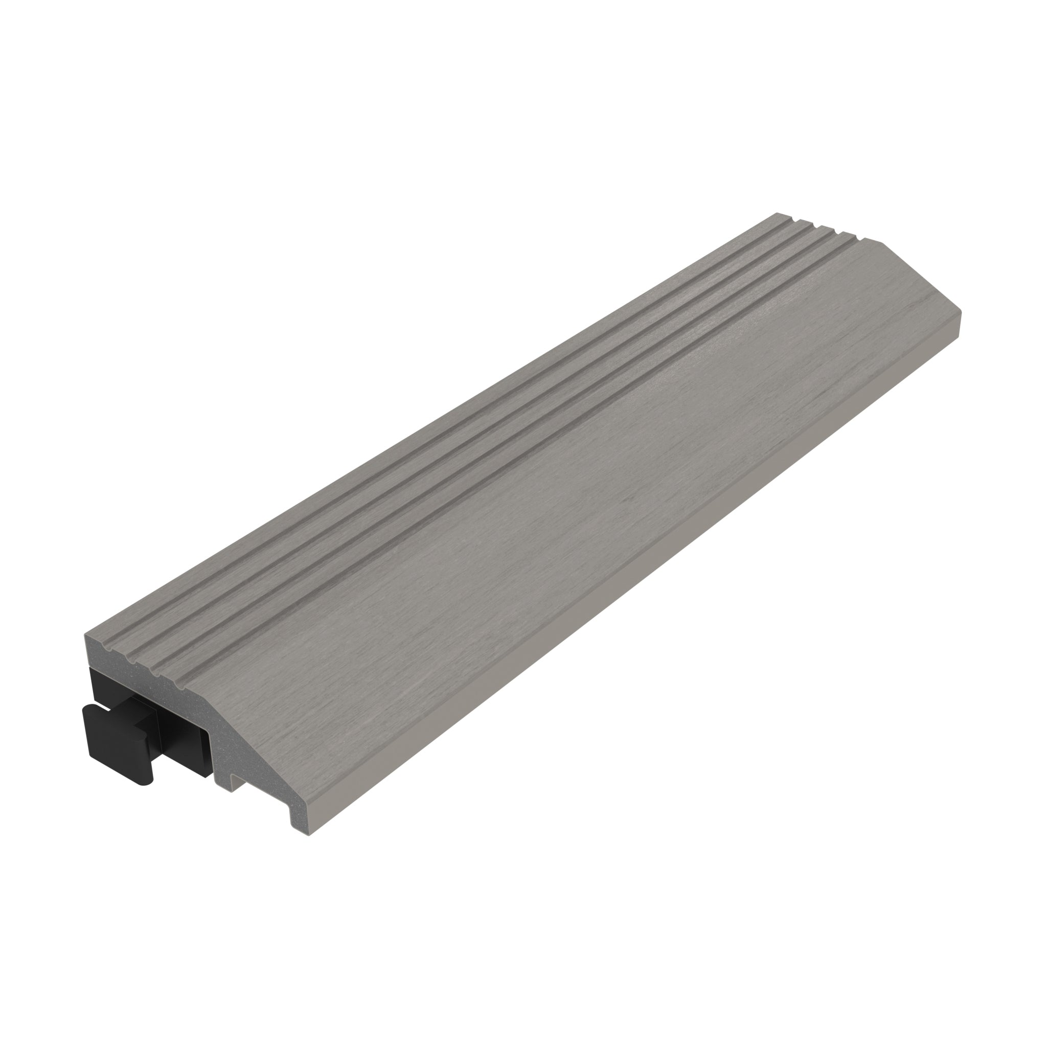 NeoTimber Deluxe Deck Tile Straight Edge Ramps – Silver Birch– Angled Close Up