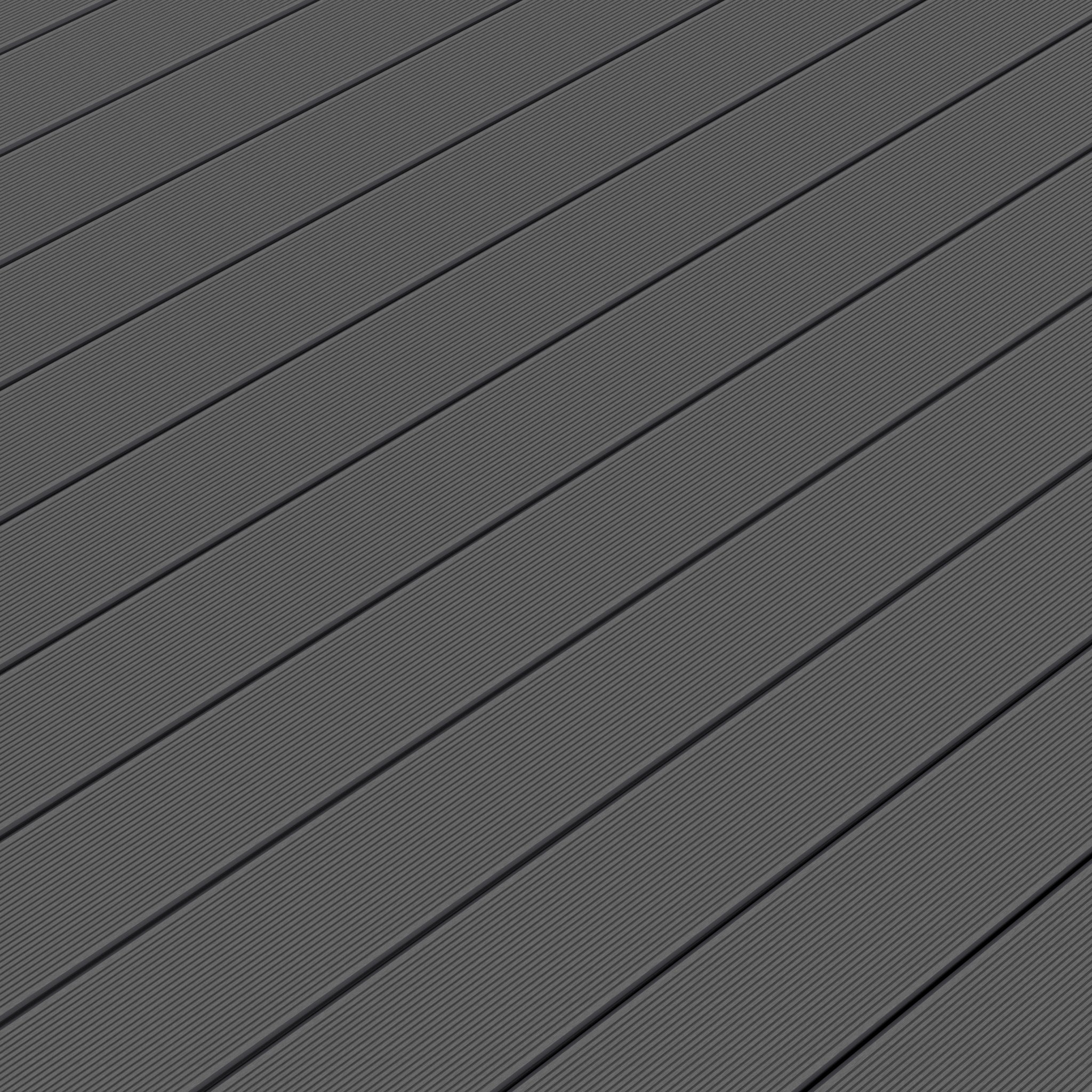 NeoTimber Classic Solid Composite Decking – Grey – Surface Texture Detail - Grooved