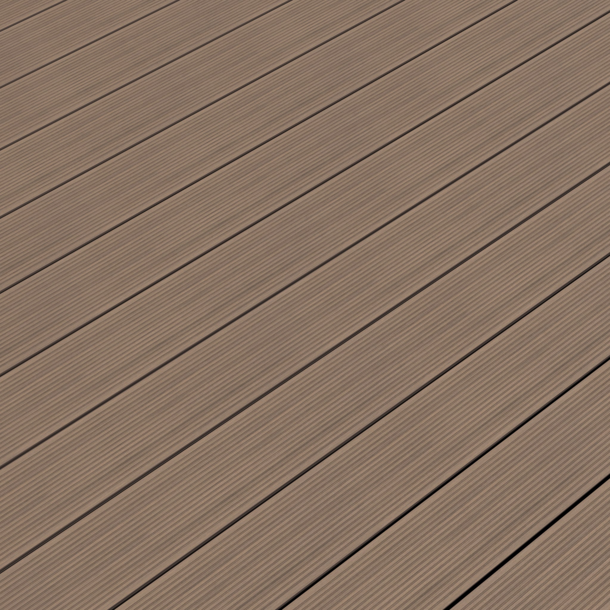 NeoTimber Deluxe Hollow Composite Decking – Oak – Surface Texture Detail - Grooved