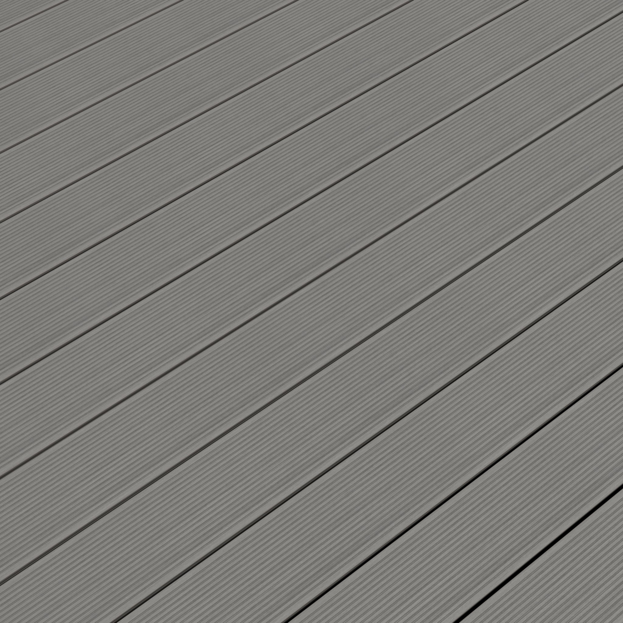 NeoTimber Deluxe Hollow Composite Decking – Silver Birch – Surface Texture Detail - Grooved