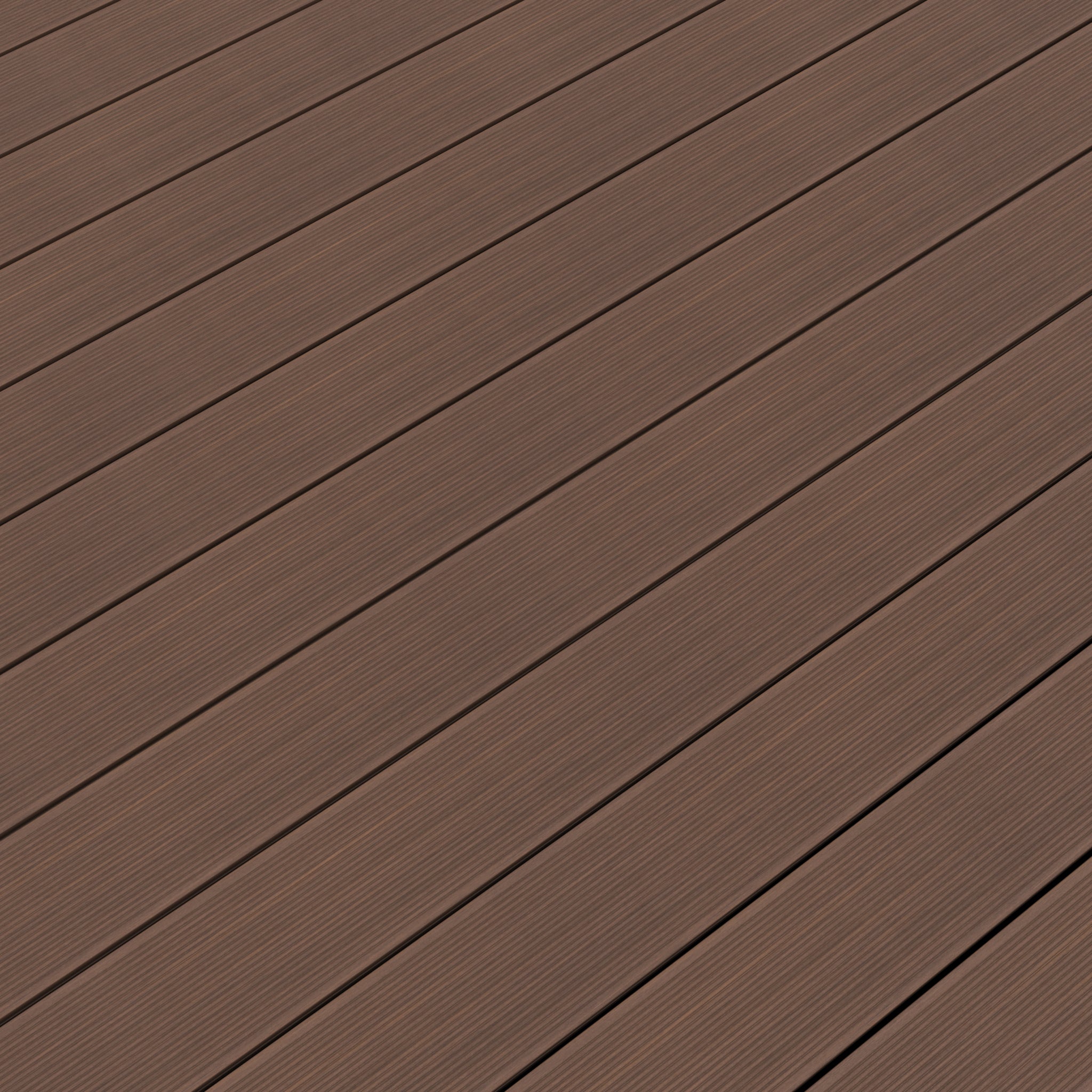 NeoTimber Deluxe Solid Composite Decking – Teak – Surface Texture Detail - Grooved