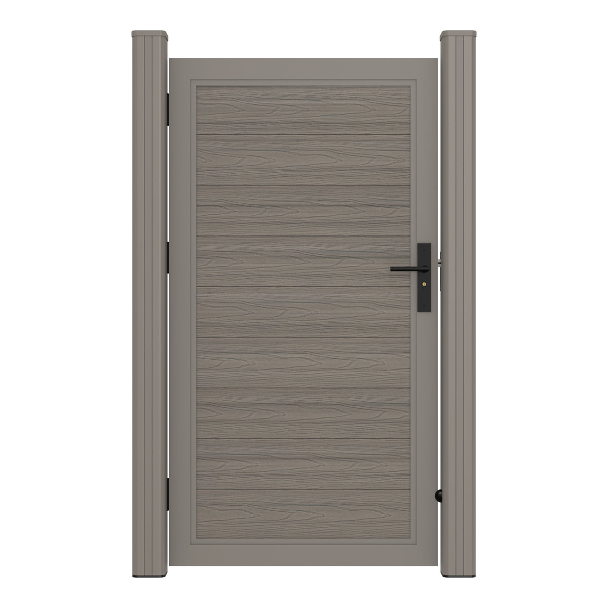 NeoTimber Deluxe Composite Gate - Antique - Full Gate Front