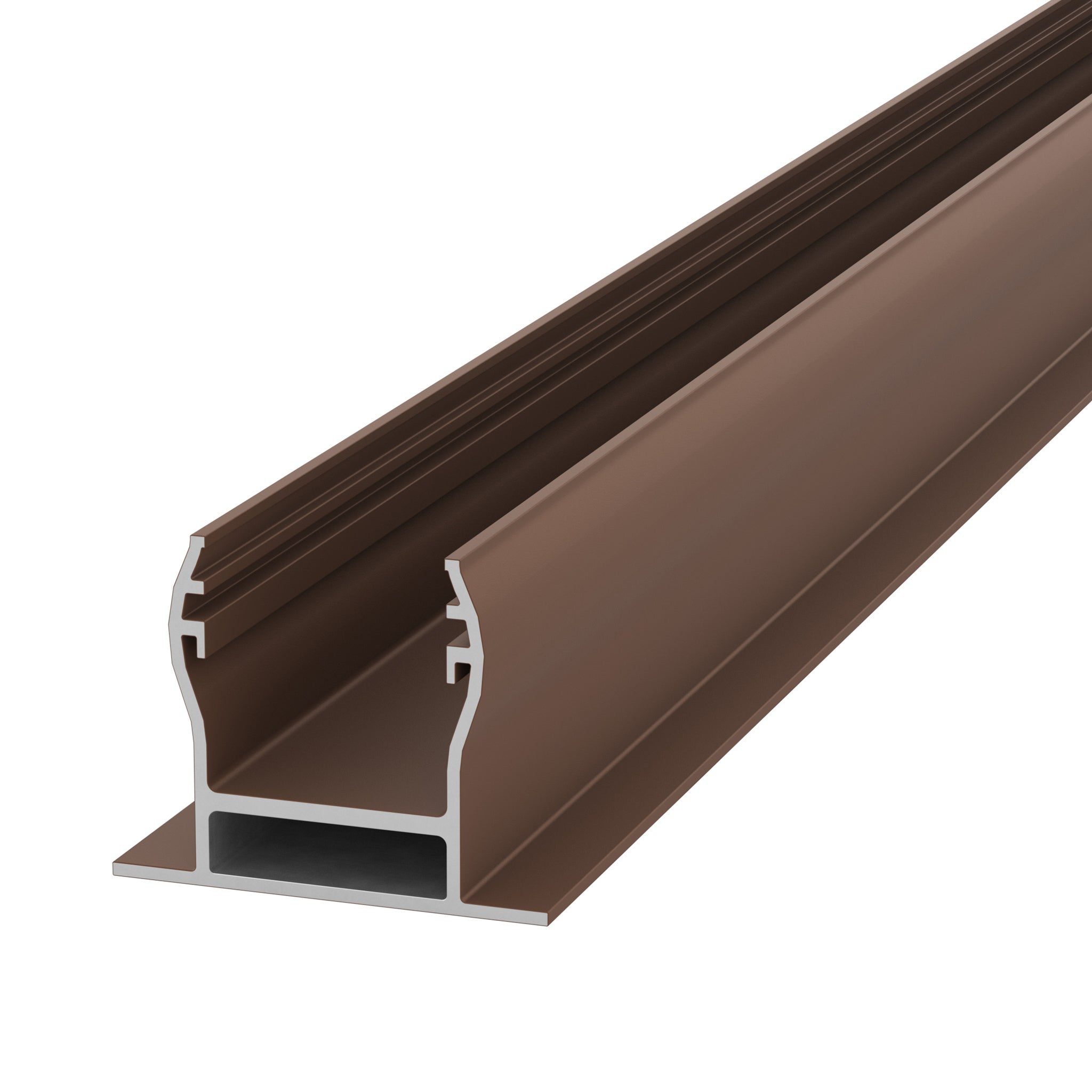 NeoTimber Wooden Fence Post Insert - Teak - Angled Close-Up