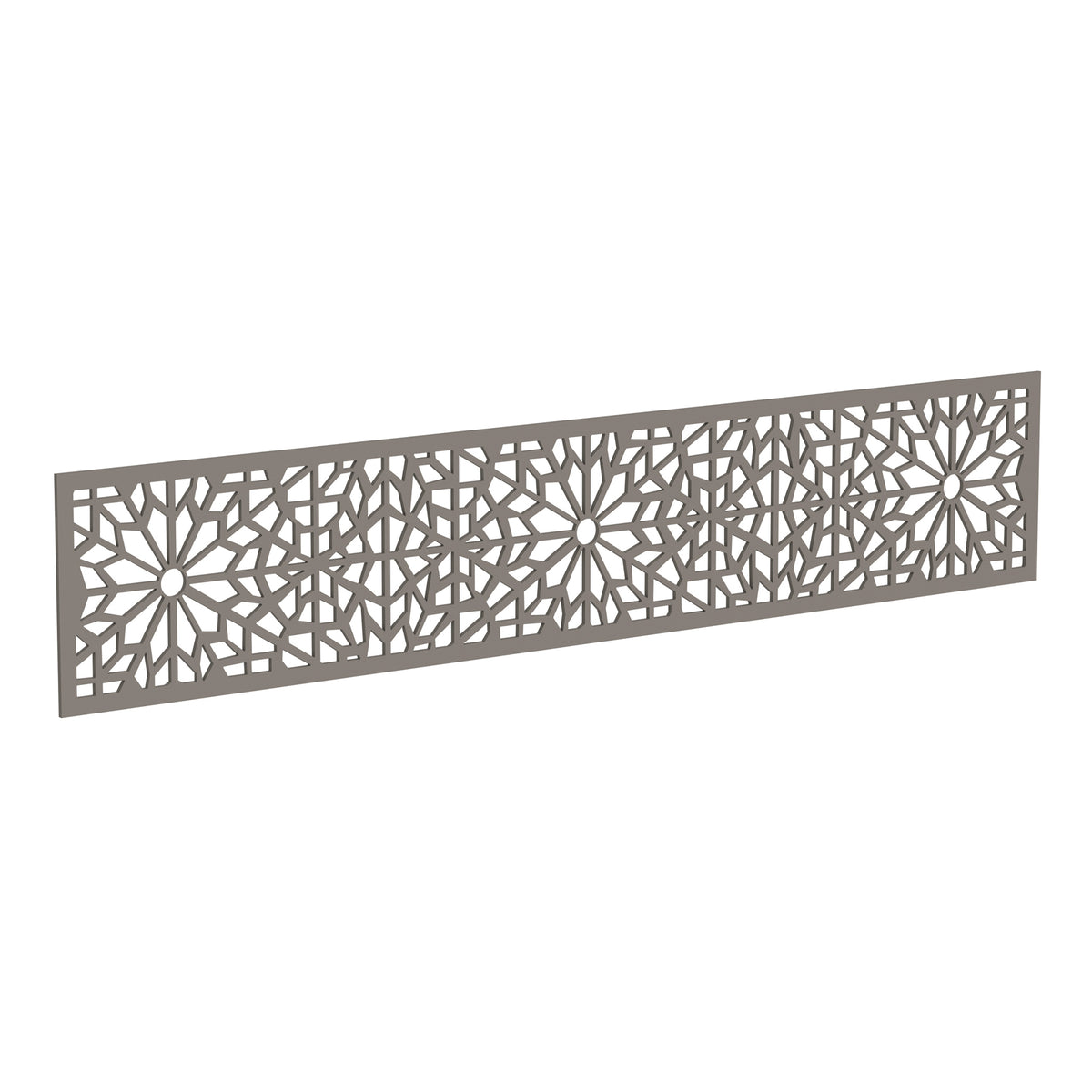 NeoTimber Geometric Fence Screen - Antique - Angled Close-Up