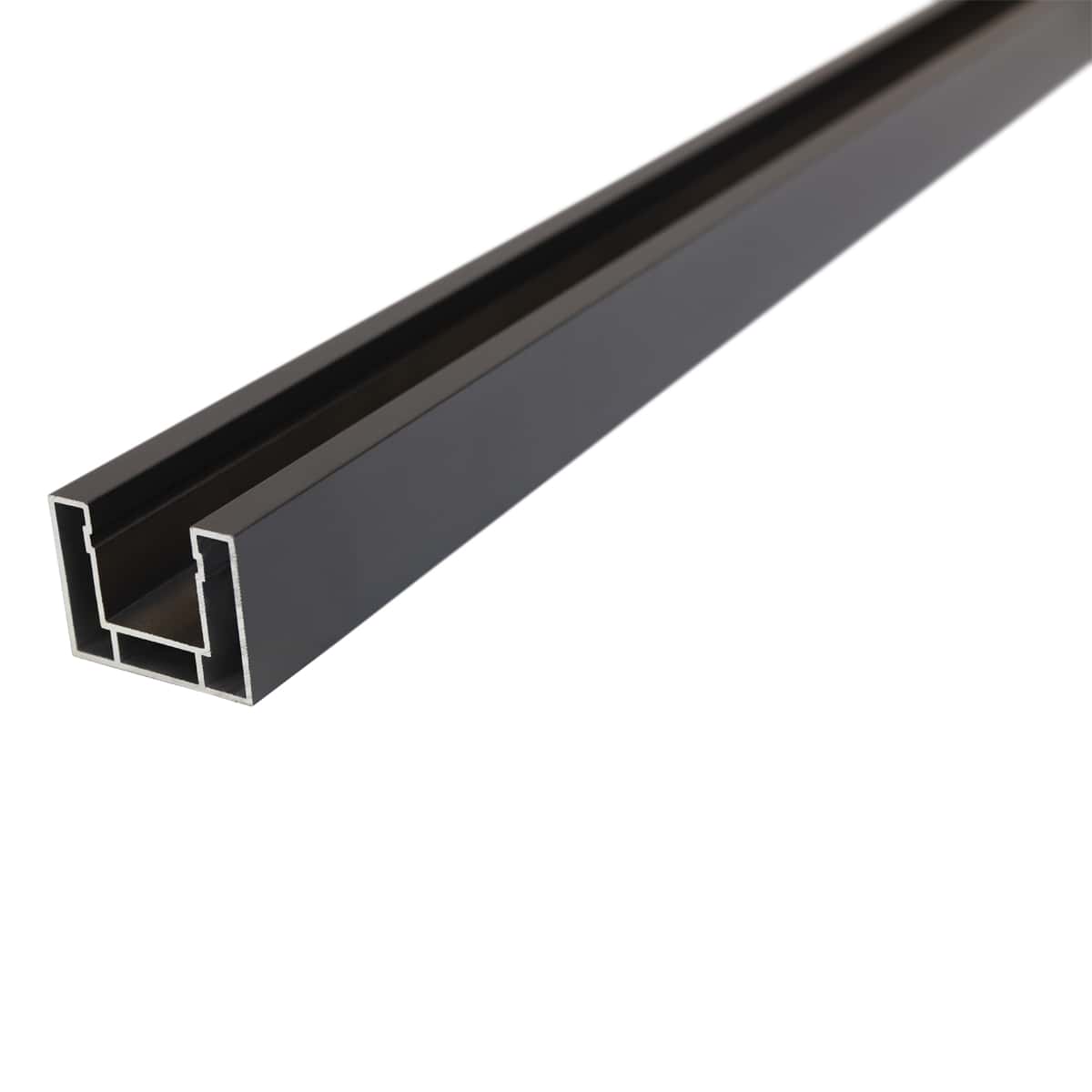 NeoTimber Concrete Fence Post Insert - Charcoal Black