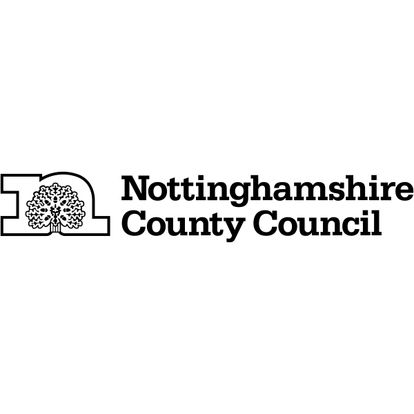 Nottinghamshire County Council logo with a tree design on a white background