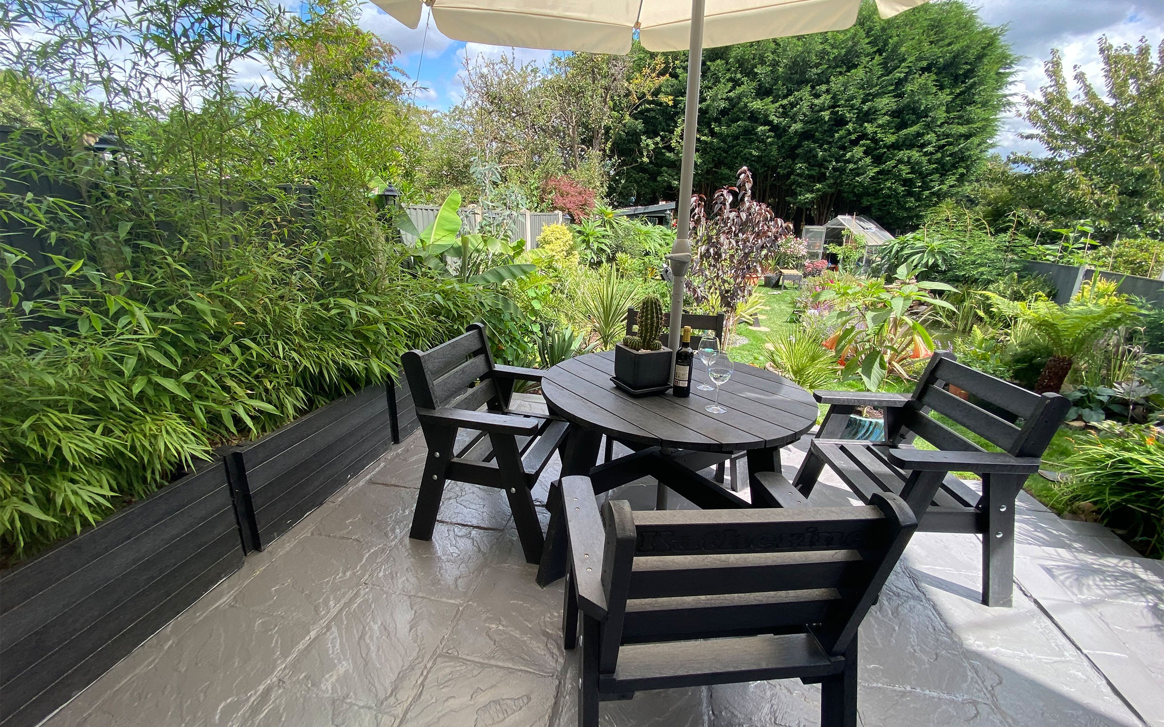 NeoTimber® Recycled Plastic Outdoor Terrace Set