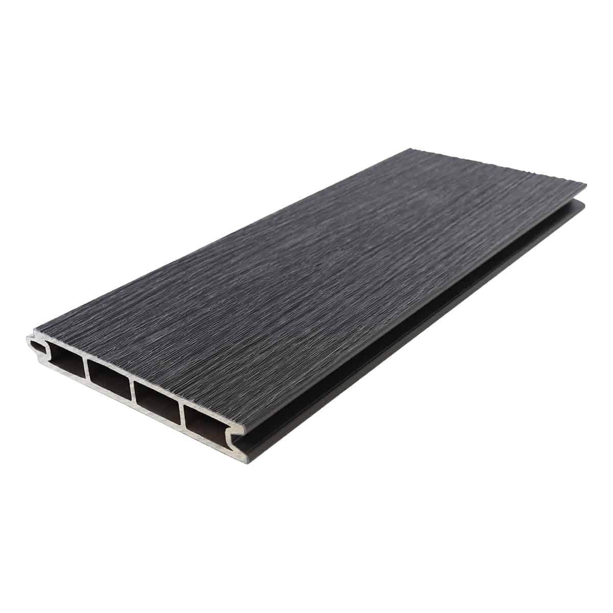 NeoTimber Deluxe Composite Fence Board - Charcoal Black
