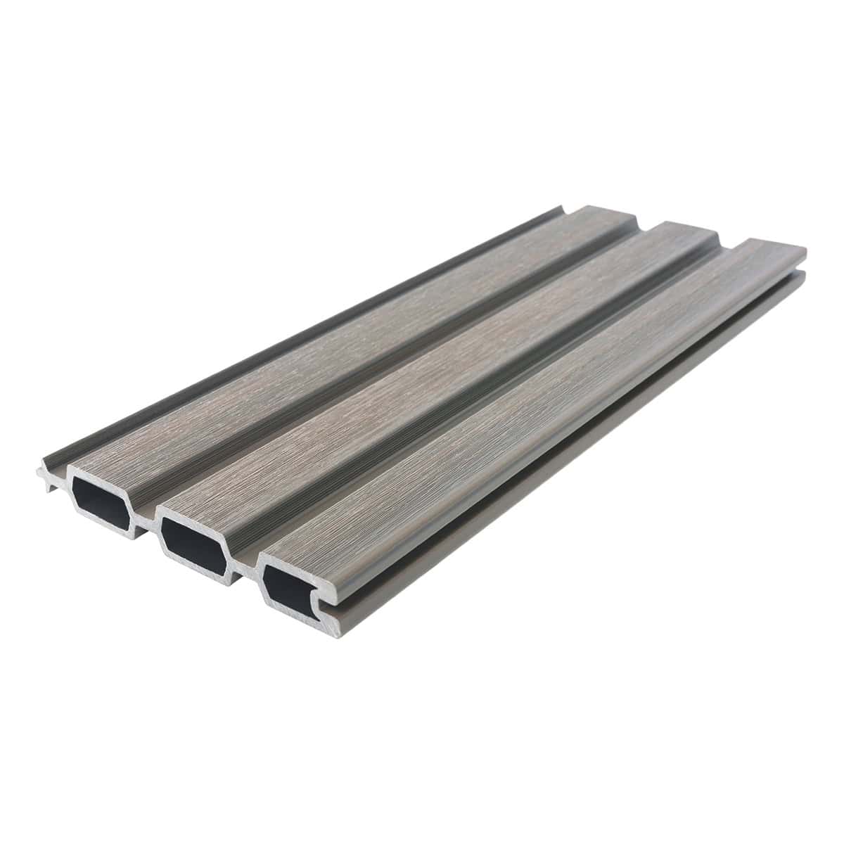 NeoTimber Slatted Composite Fence Board - Silver Birch