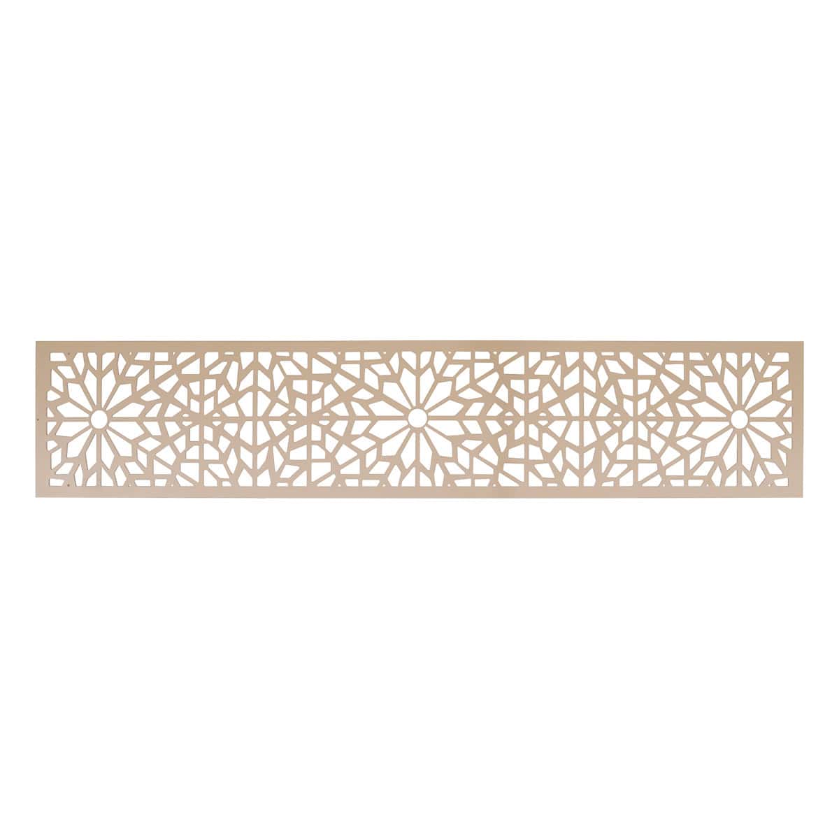 NeoTimber Geometric Fence Screen - Ash White