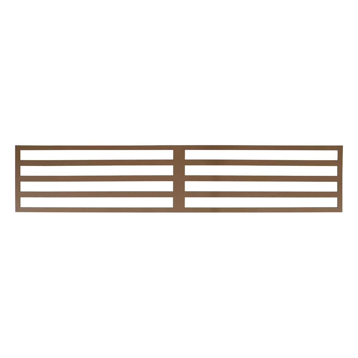 NeoTimber Linear Fence Screen - Teak