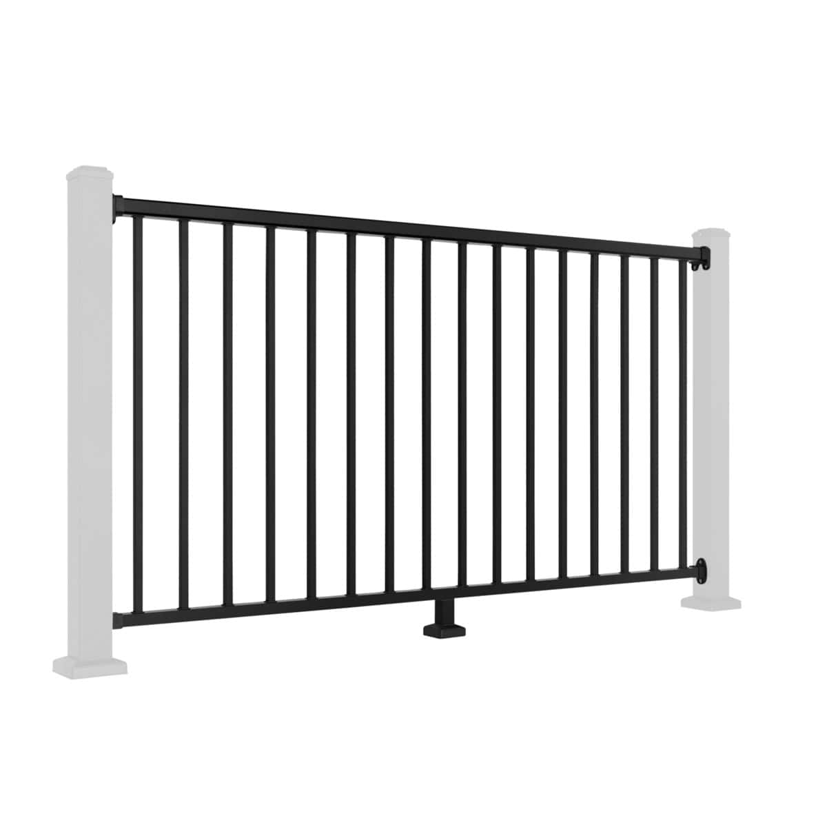 NeoTimber Aluminium Balustrade Spindle Straight Railing - Angled