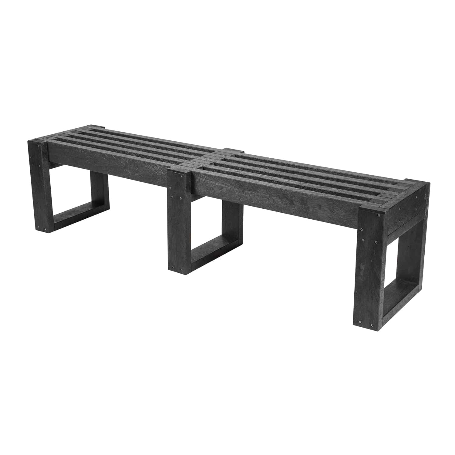 NeoTimber Recycled Plastic Straight-Edge Bench