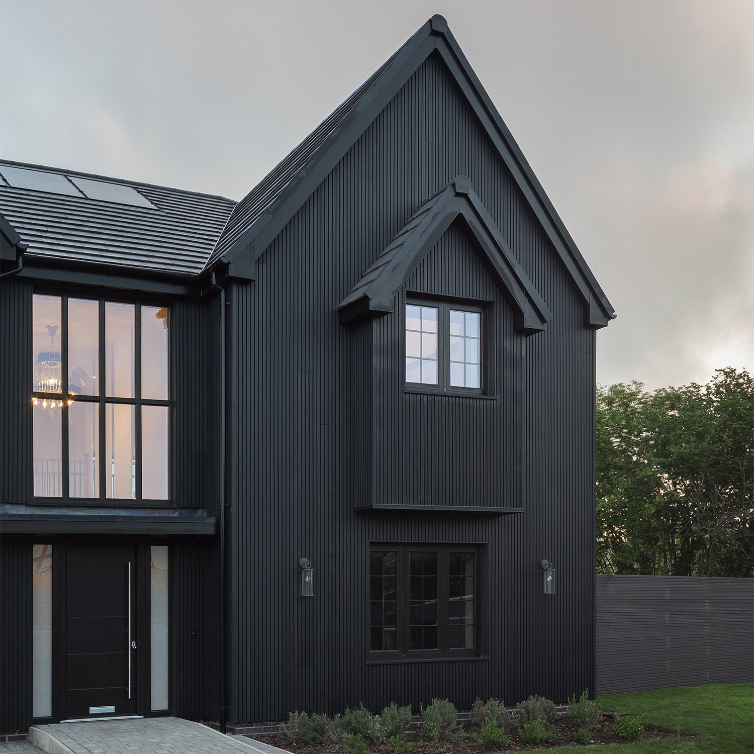 Construction Sector – Architectural Charcoal Slatted Cladding