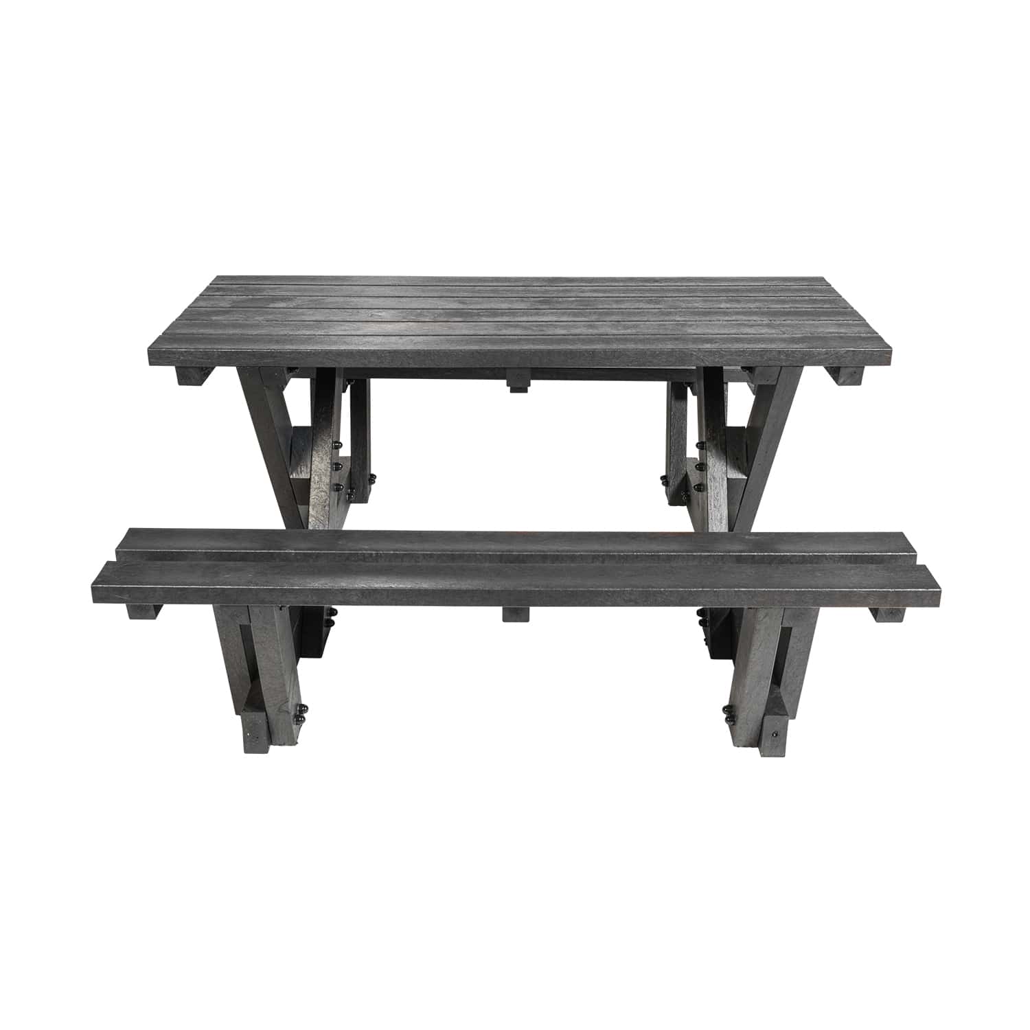 NeoTimber Recycled Plastic Walkthrough Picnic Table