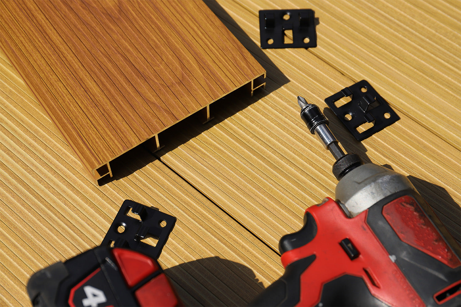 how to install aluminium decking