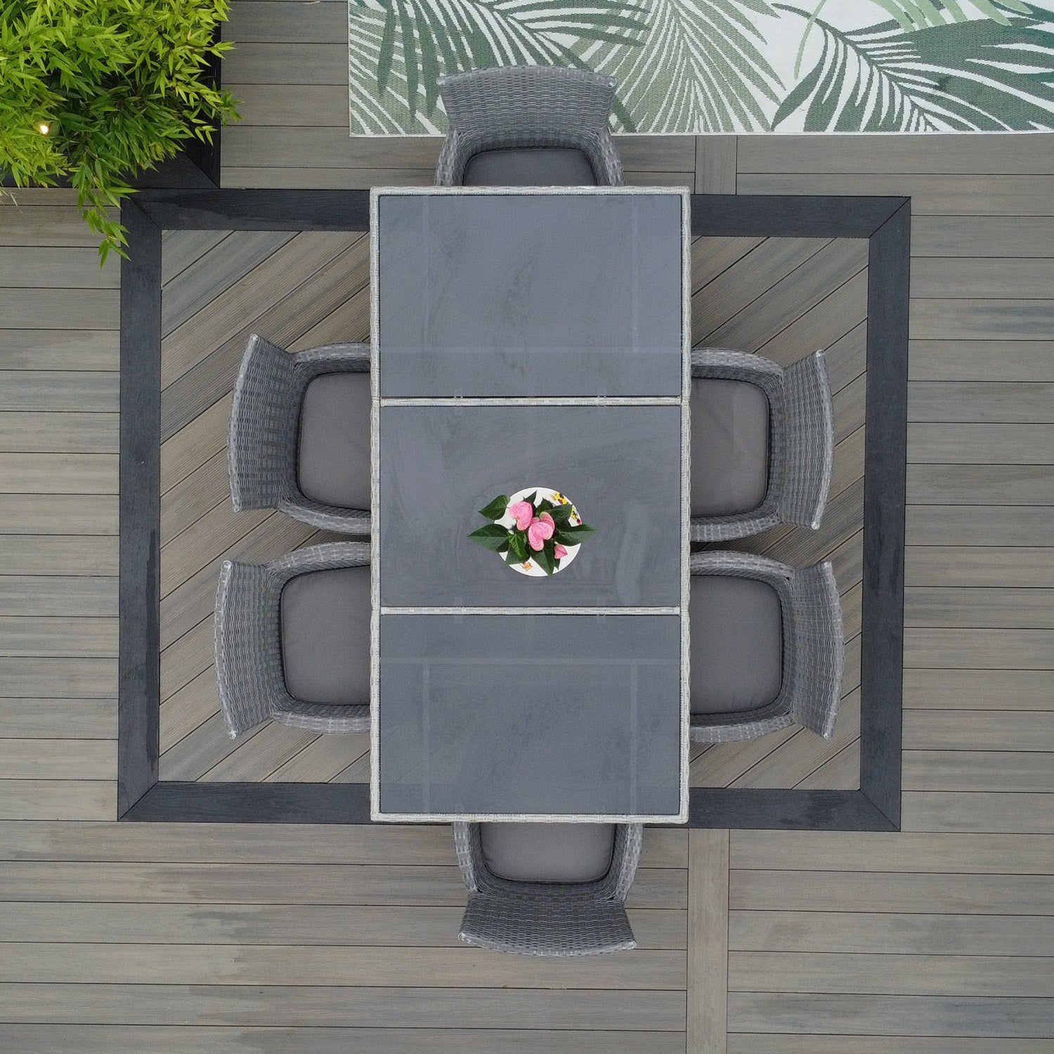 Deluxe Narrow Composite Deck Board - Protected Capped Composite Surface