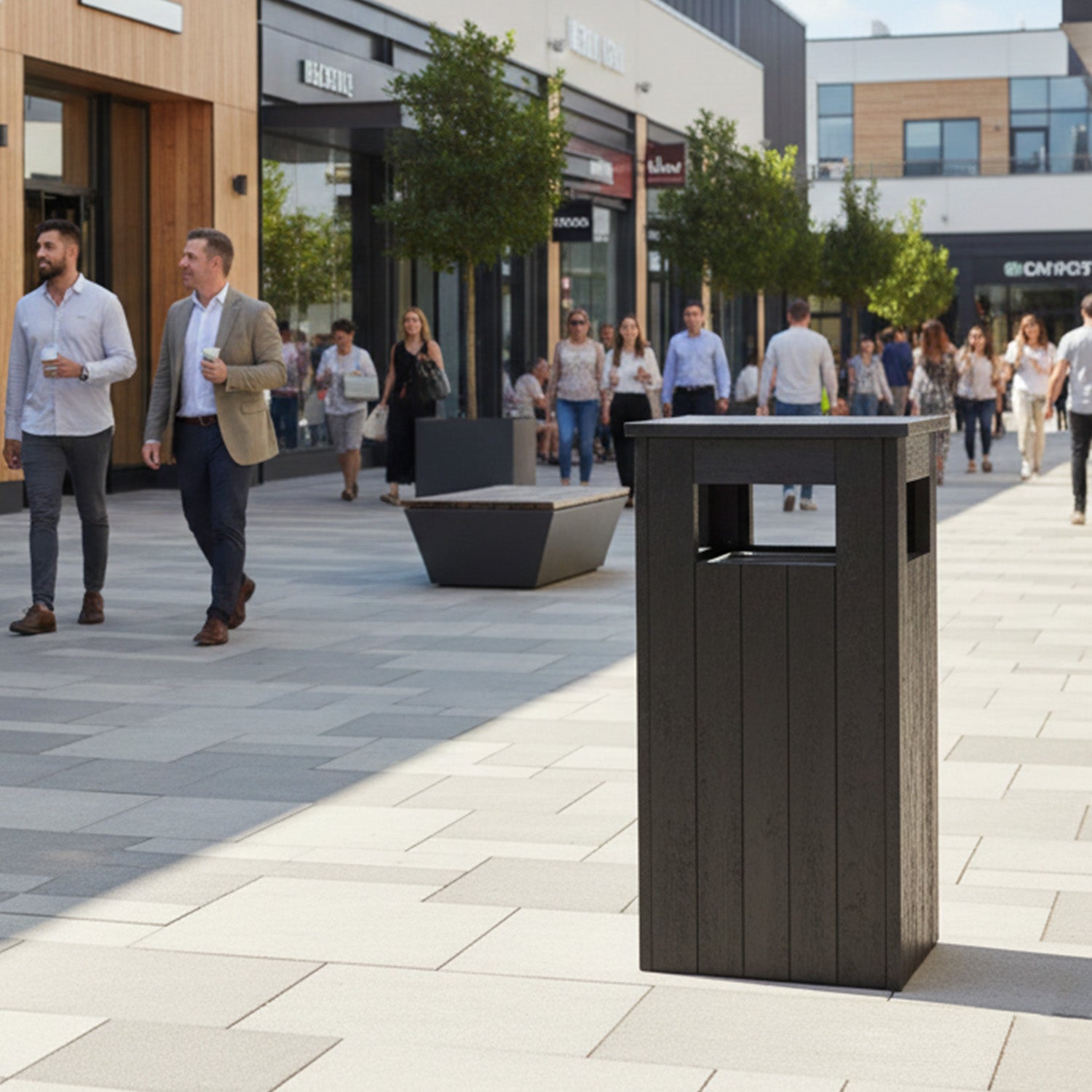 Recycled Plastic Litter Bin – Supplied Ready for Immediate Use