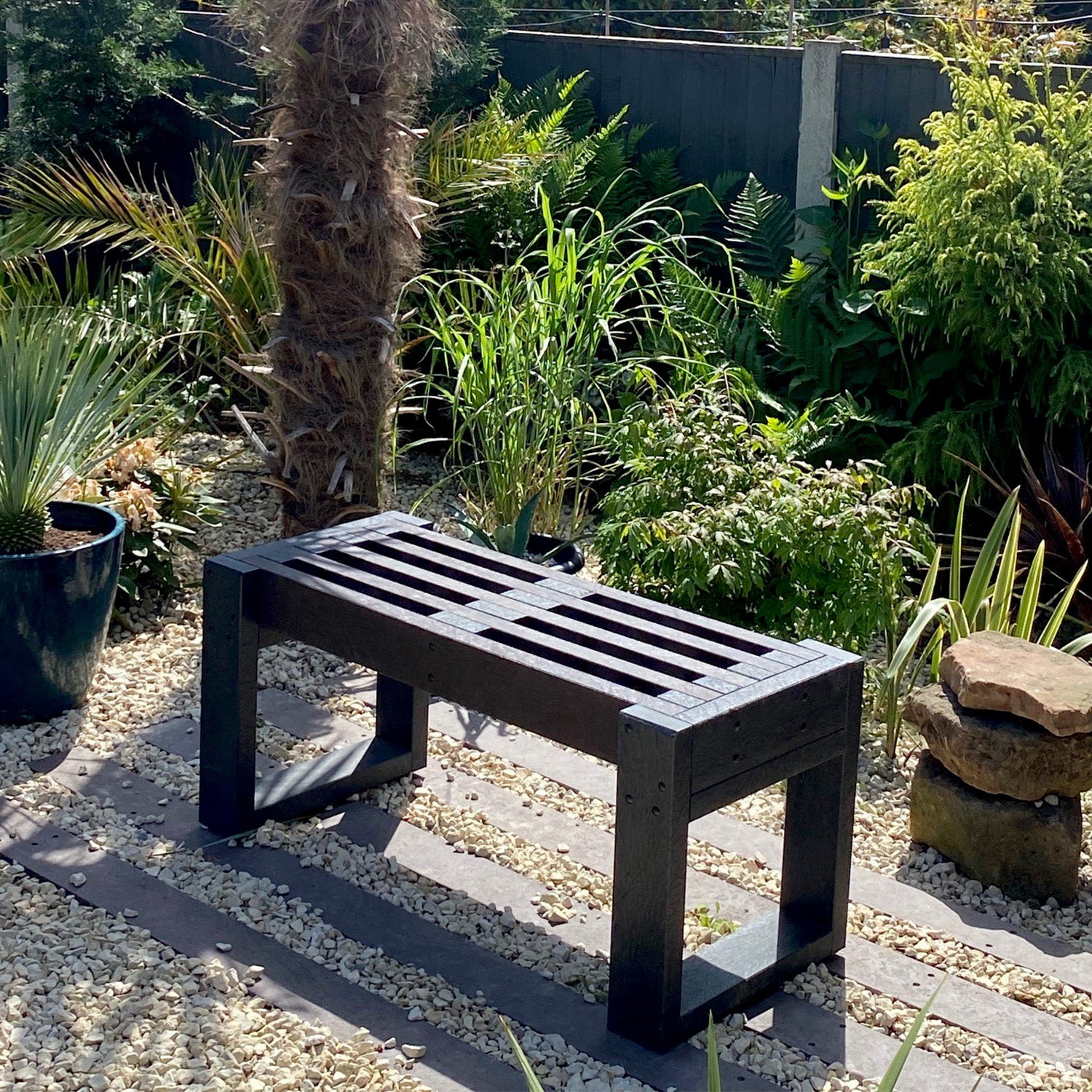 Recycled Plastic Straight Edge Bench – Perfect for Commercial Environments
