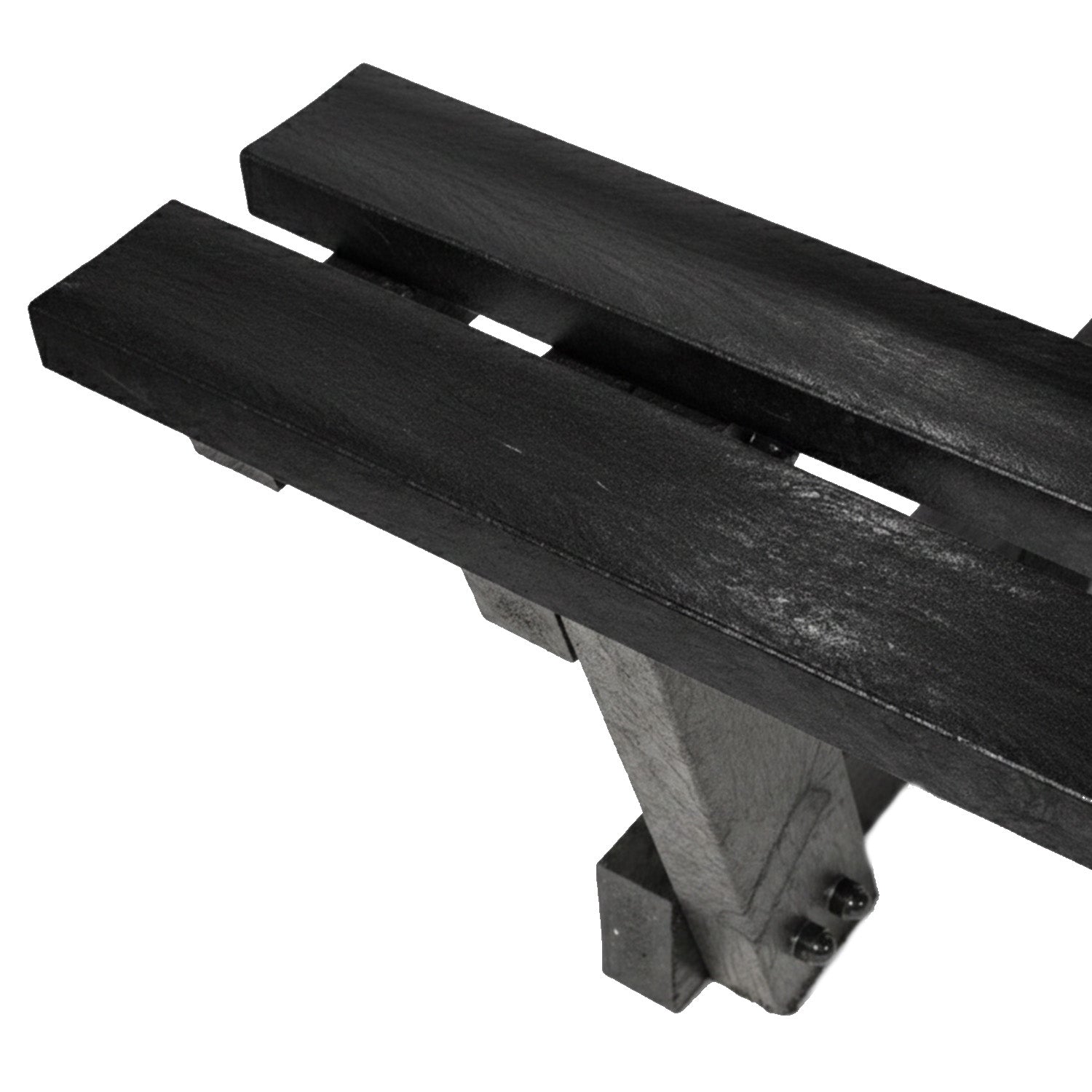 Recycled Plastic Walkthrough Picnic Table – Resists Splintering or Rotting