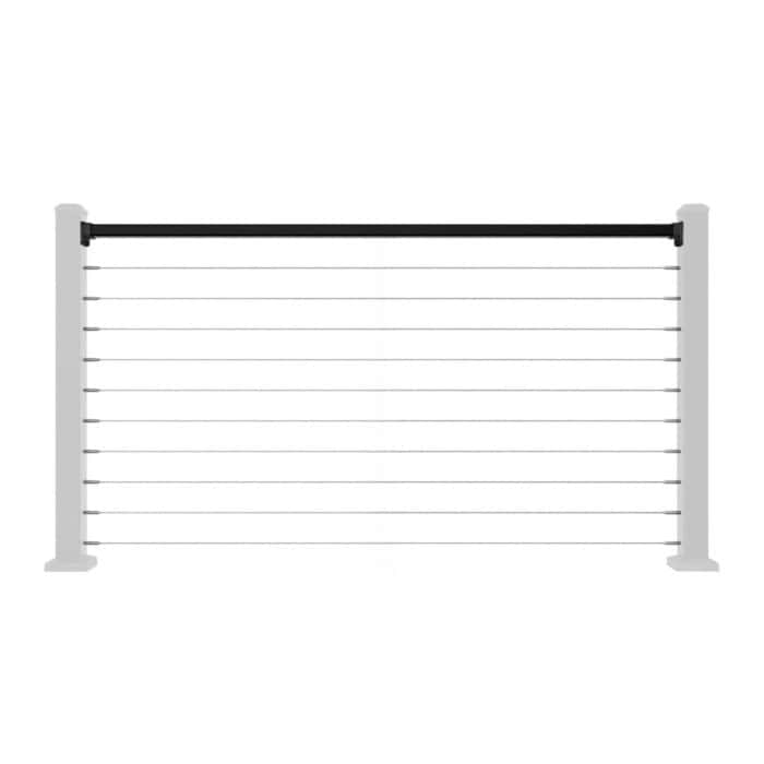 Aluminium Balustrade Wire Straight Railing - Image 2