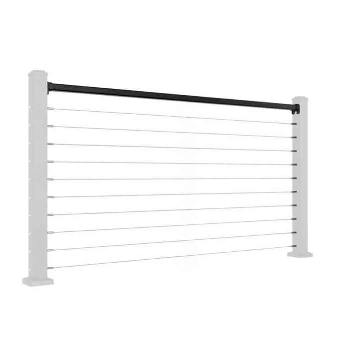 Aluminium Balustrade Wire Straight Railing