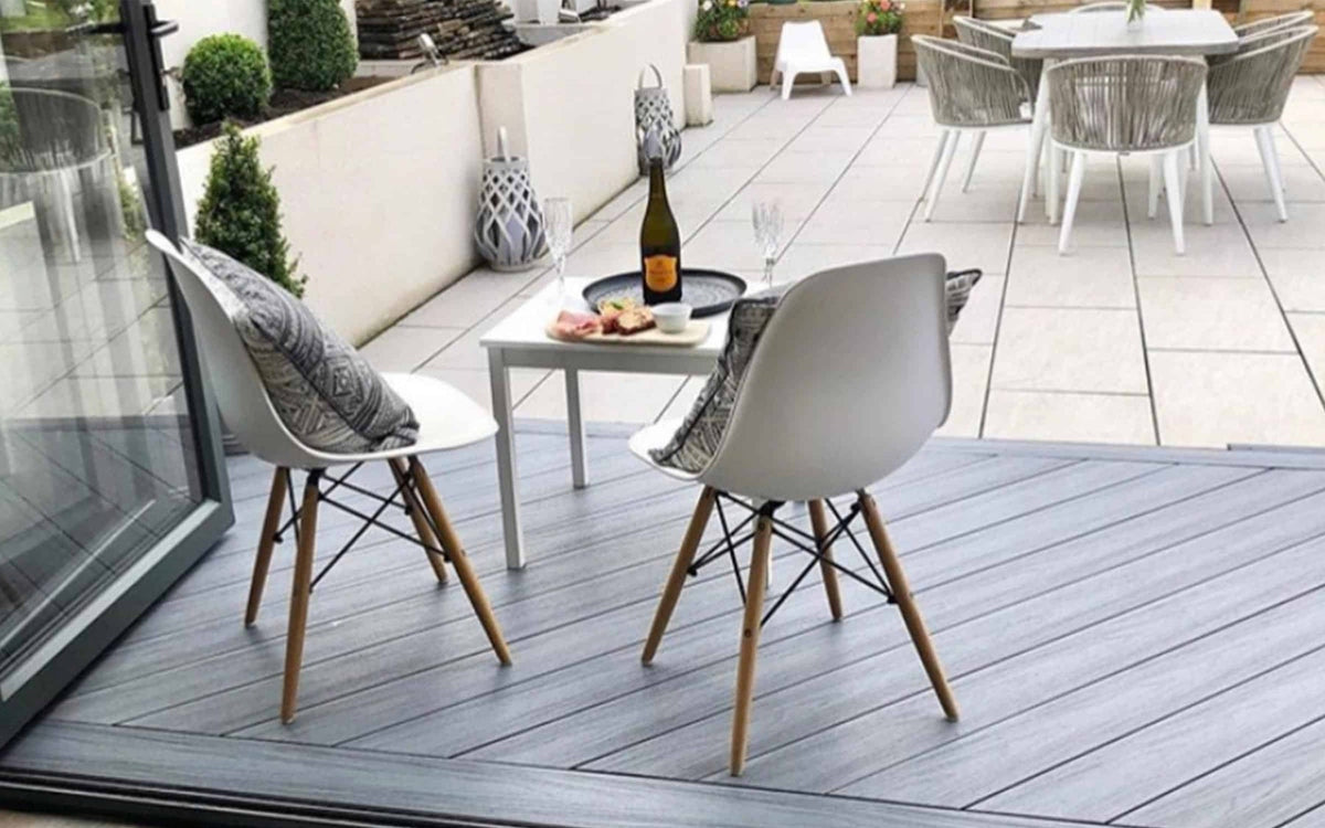 deluxe grey patio decking